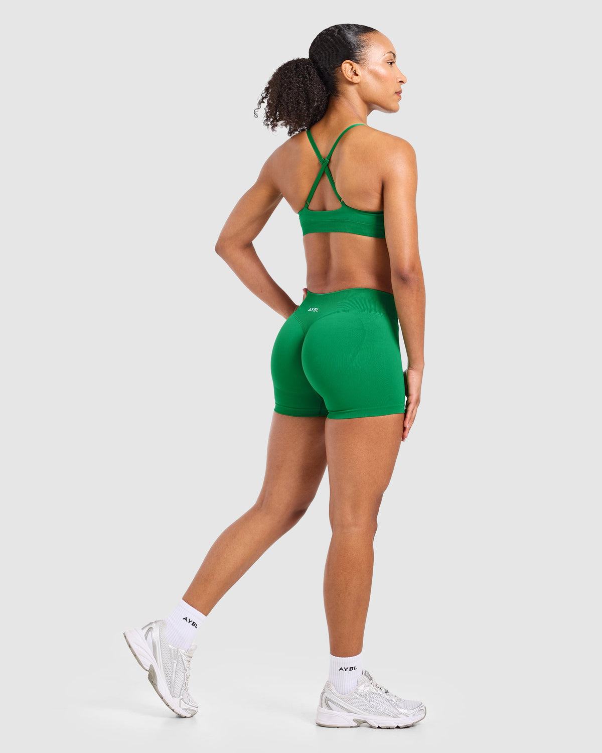 Enhance Seamless Shorts | 3.5" - Racing Green