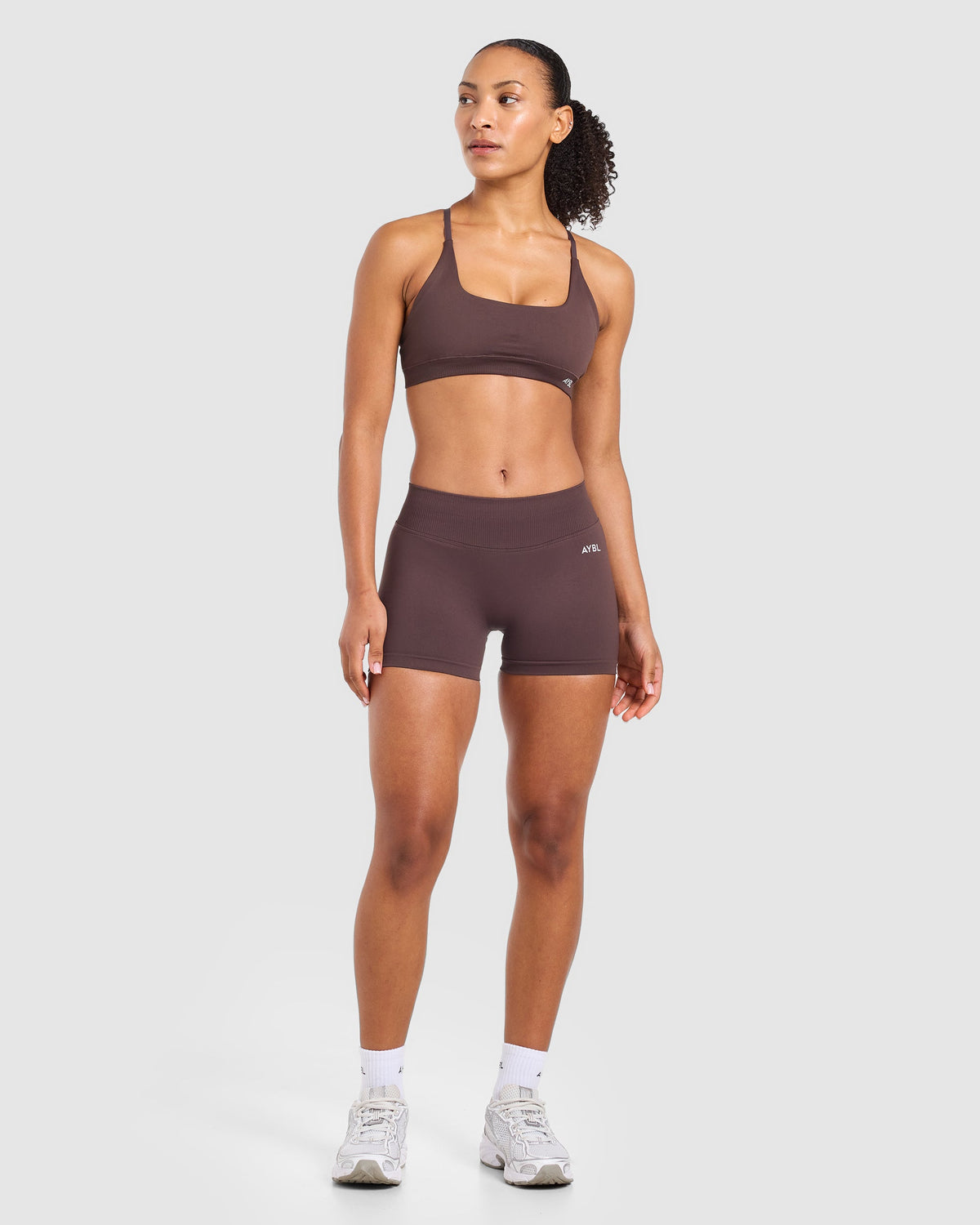 Enhance Seamless Sports Bra - Cocoa Brown