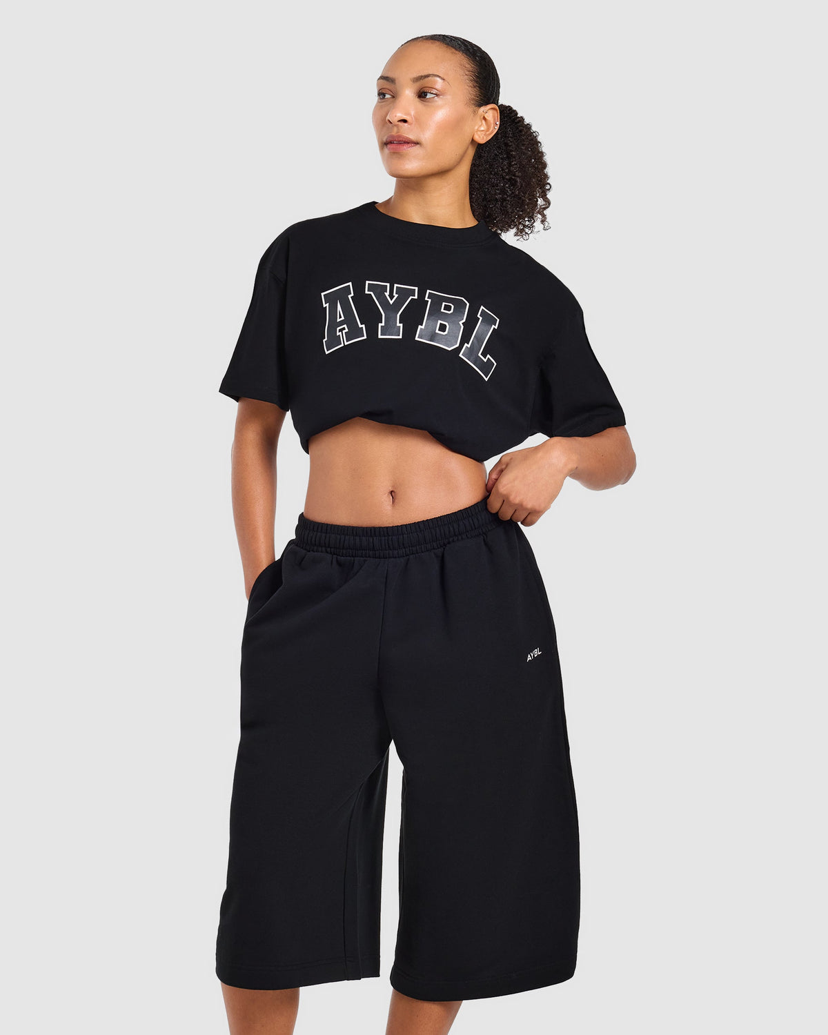 Oversized Jorts - Black