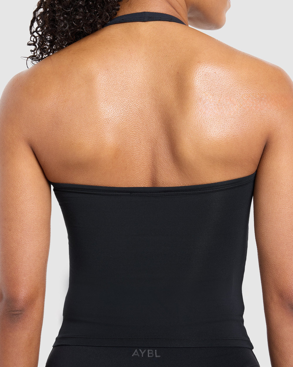 Ease Halterneck Top - Black