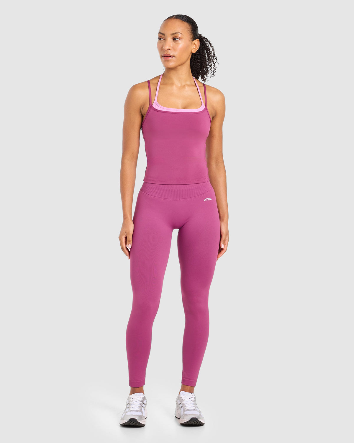 Double Layered Tank Top - Dusky Rose