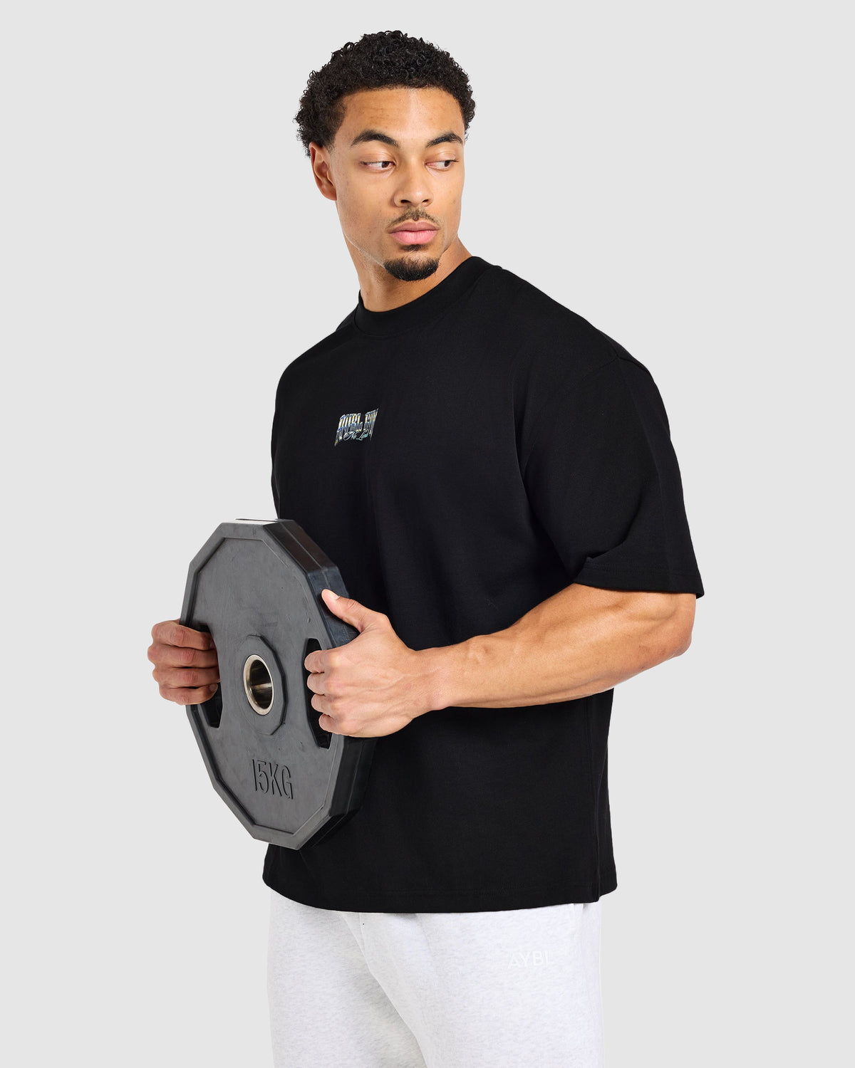 Anime Deadlift Dept Oversized T Shirt - Black/Yellow