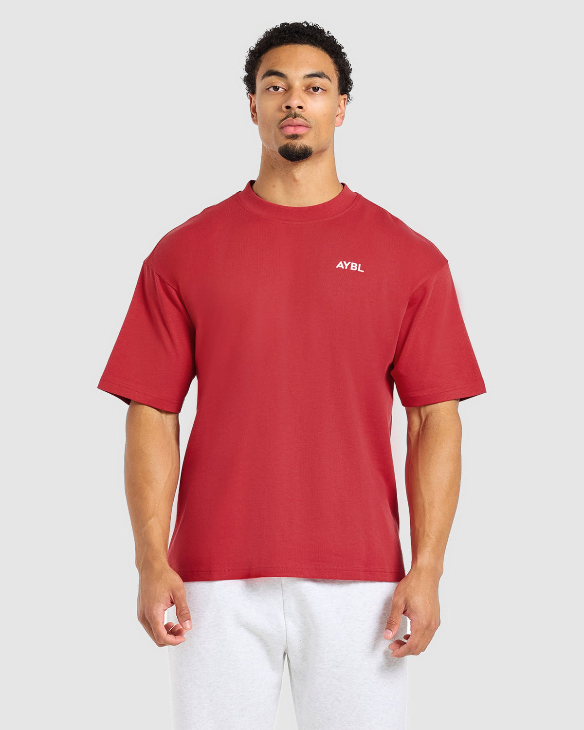 Essential Oversized T Shirt - Red