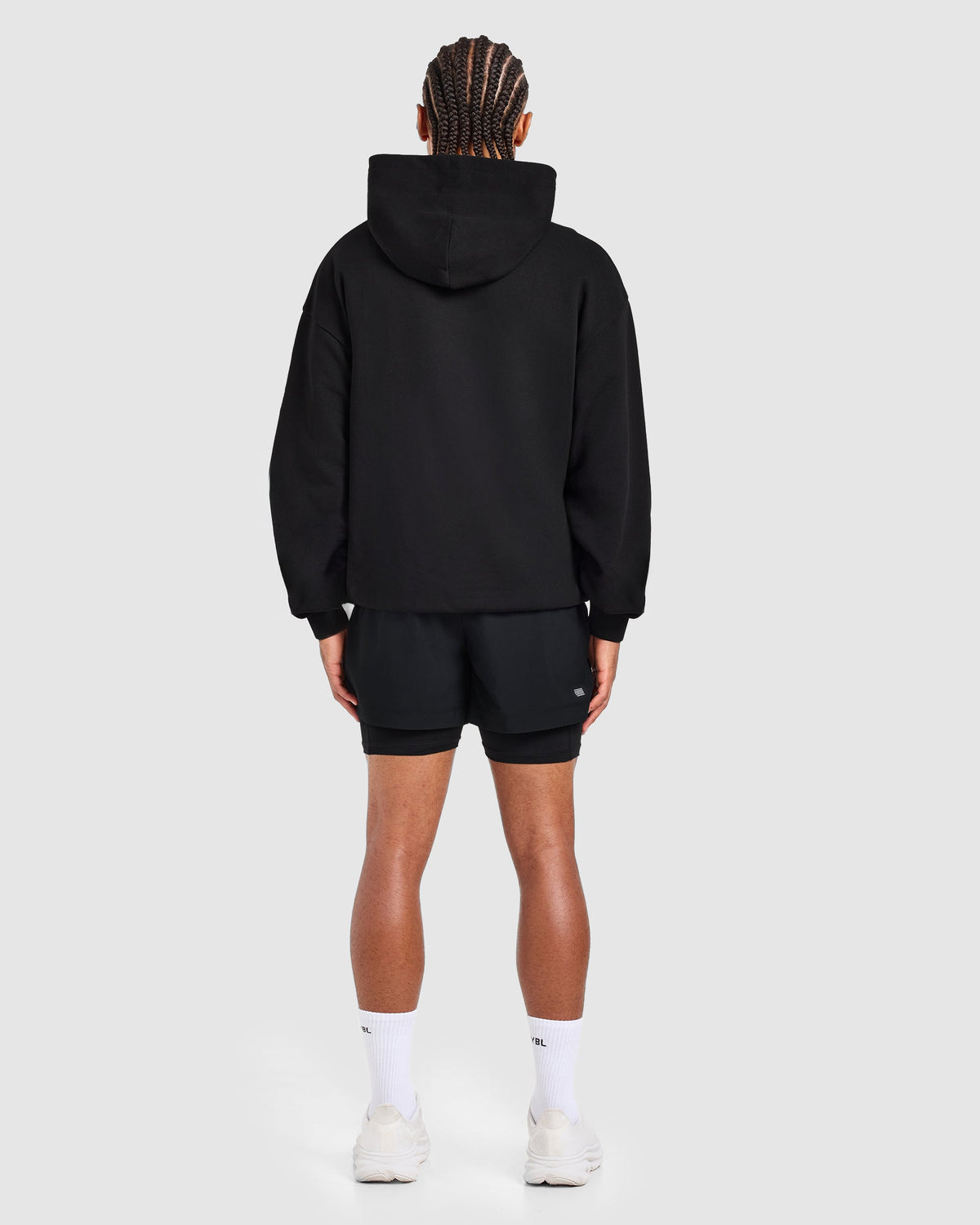 Run Graphic Hoodie - Black
