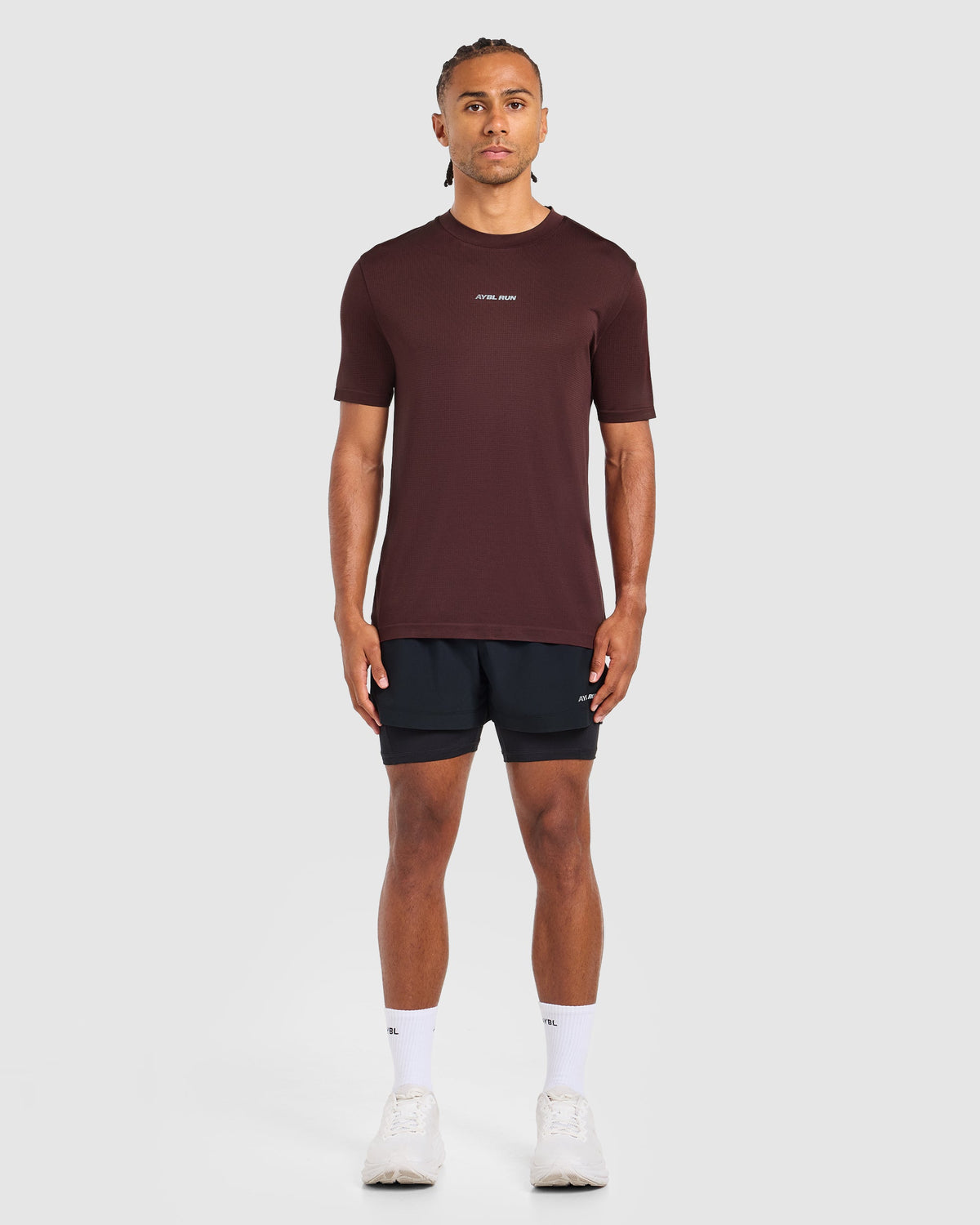 Run Seamless T Shirt - Dark Burgundy