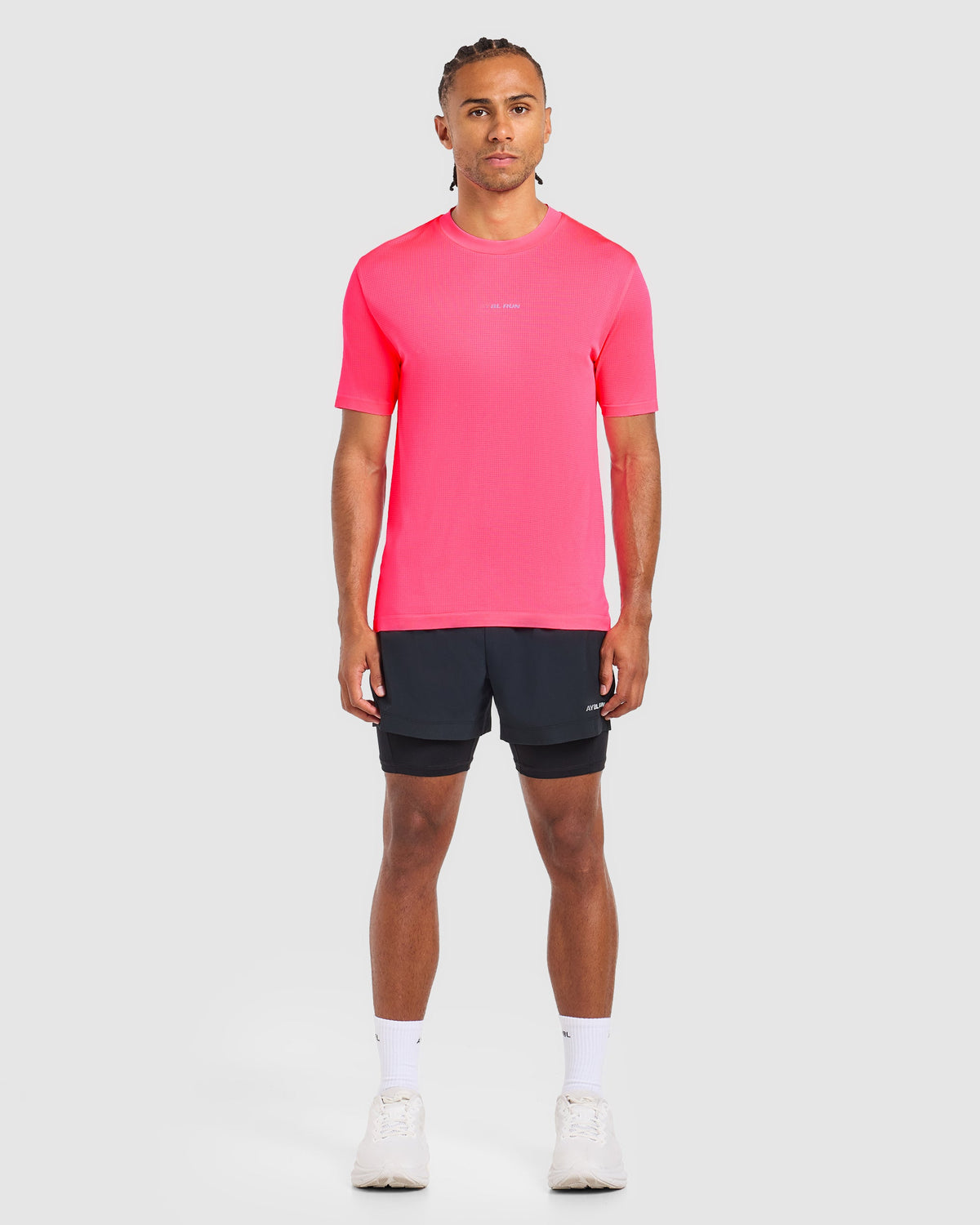 Run Seamless T Shirt - Neon Pink