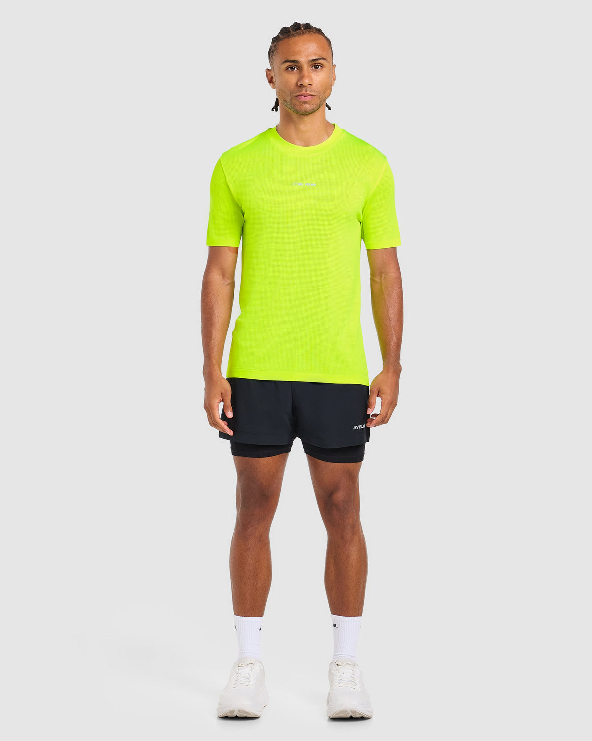 Run Seamless T Shirt - Neon Yellow