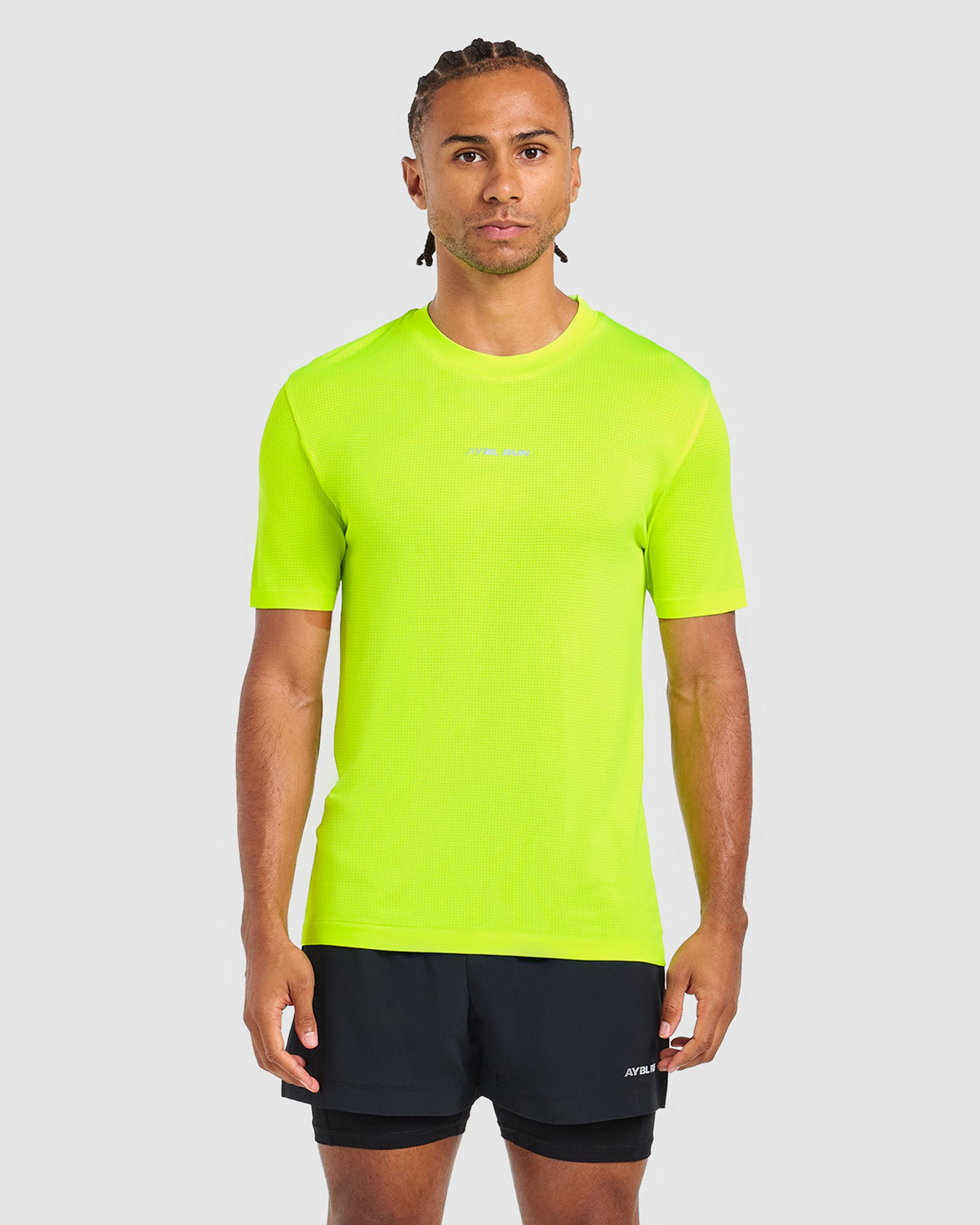 Run Seamless T Shirt - Neon Yellow