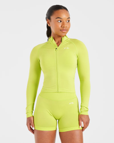 Adapt Seamless Jacket - Lime Green
