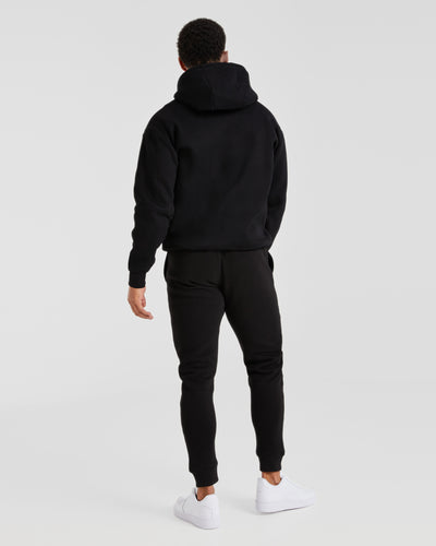 Essential Hooded Down Coat Bds Black