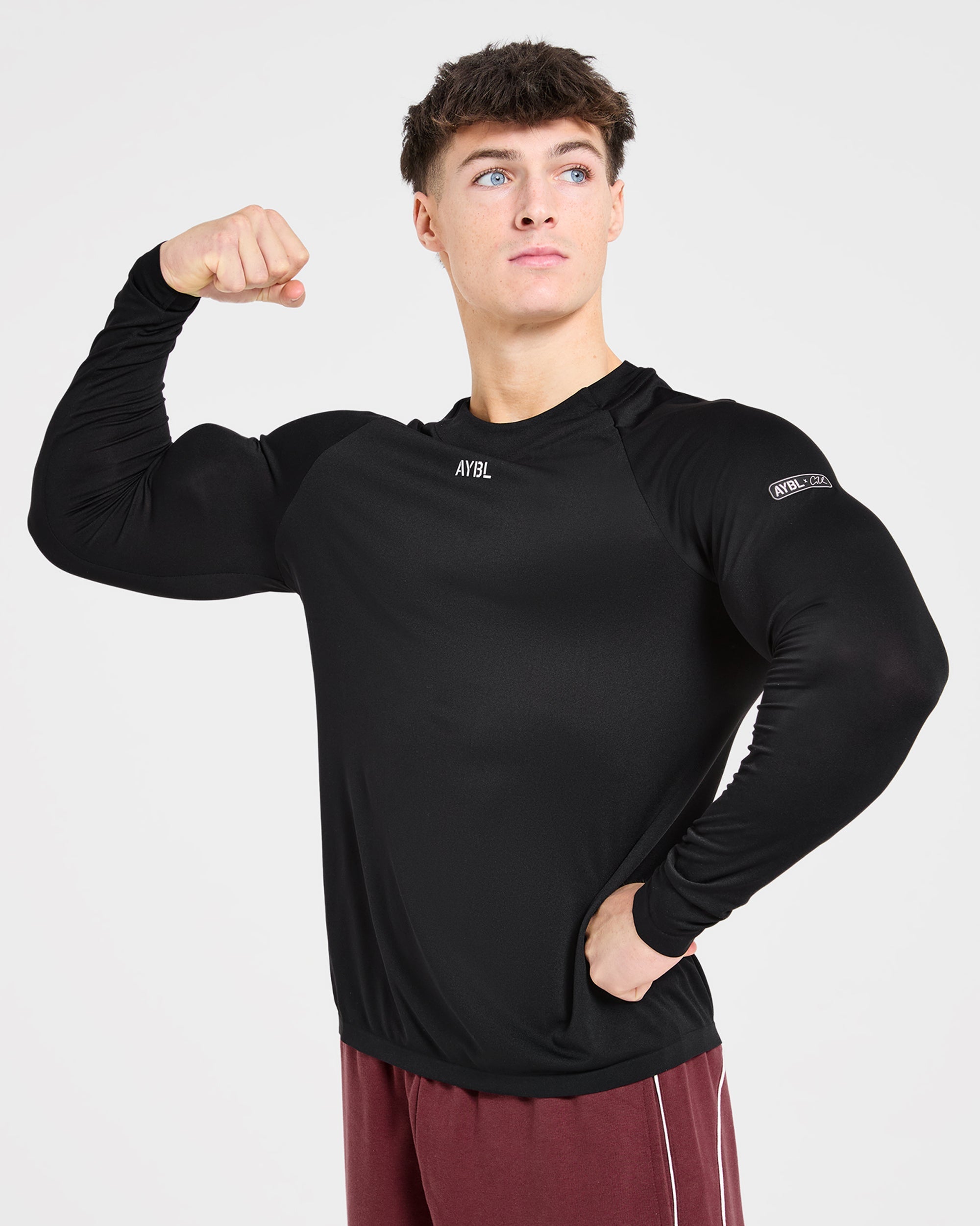 Cam Kissel x Seamless Long Sleeve - Black