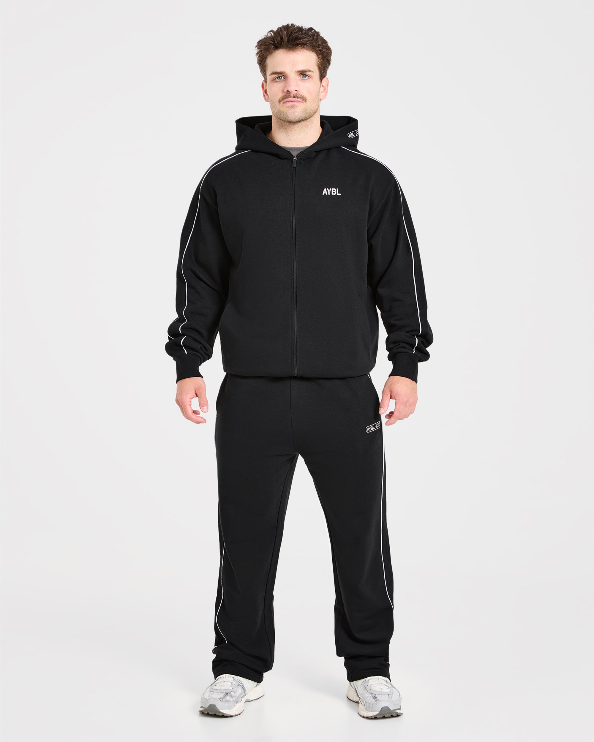 Cam Kissel x Oversized Full Zip Hoodie - Black
