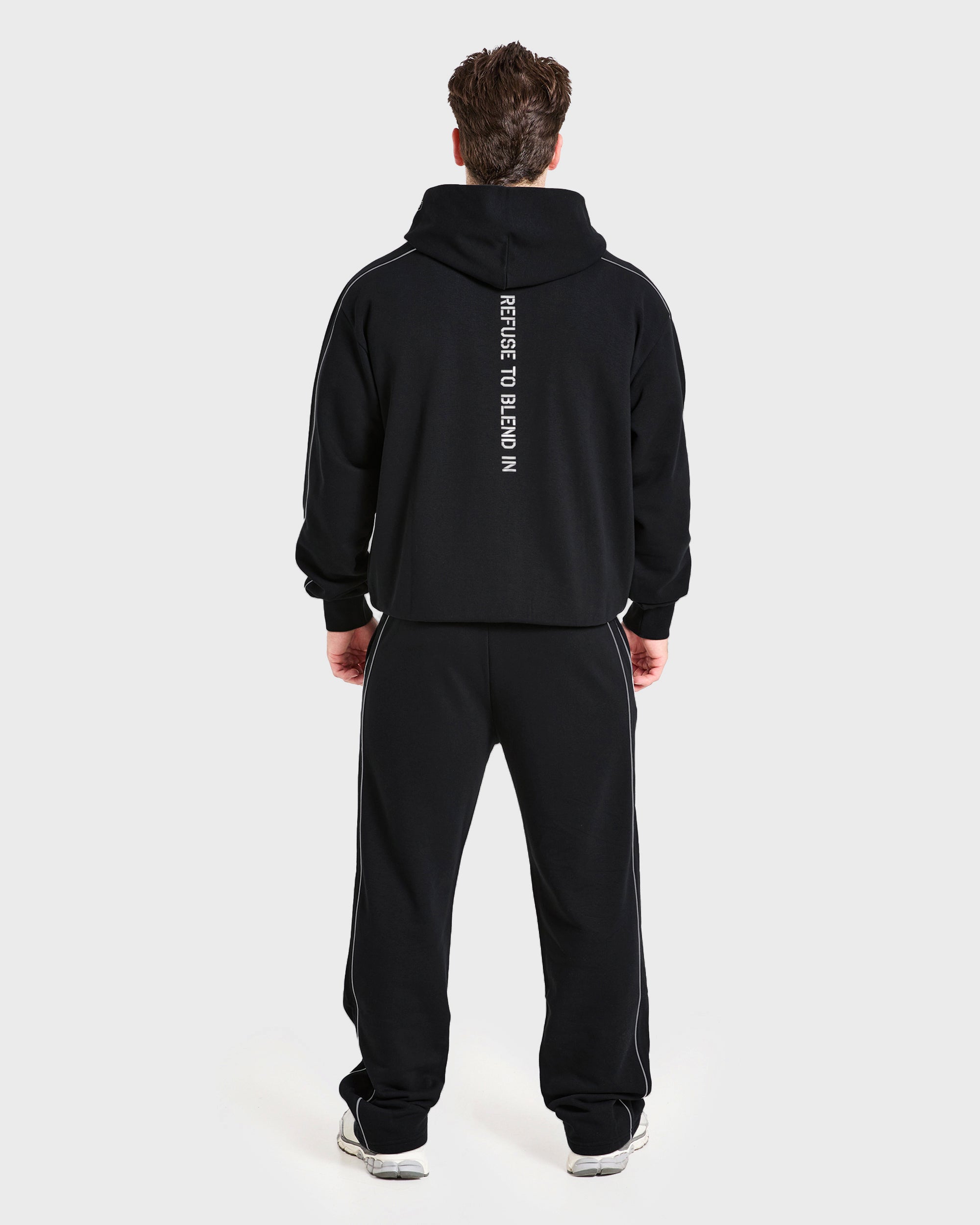 Cam Kissel x Oversized Full Zip Hoodie - Black