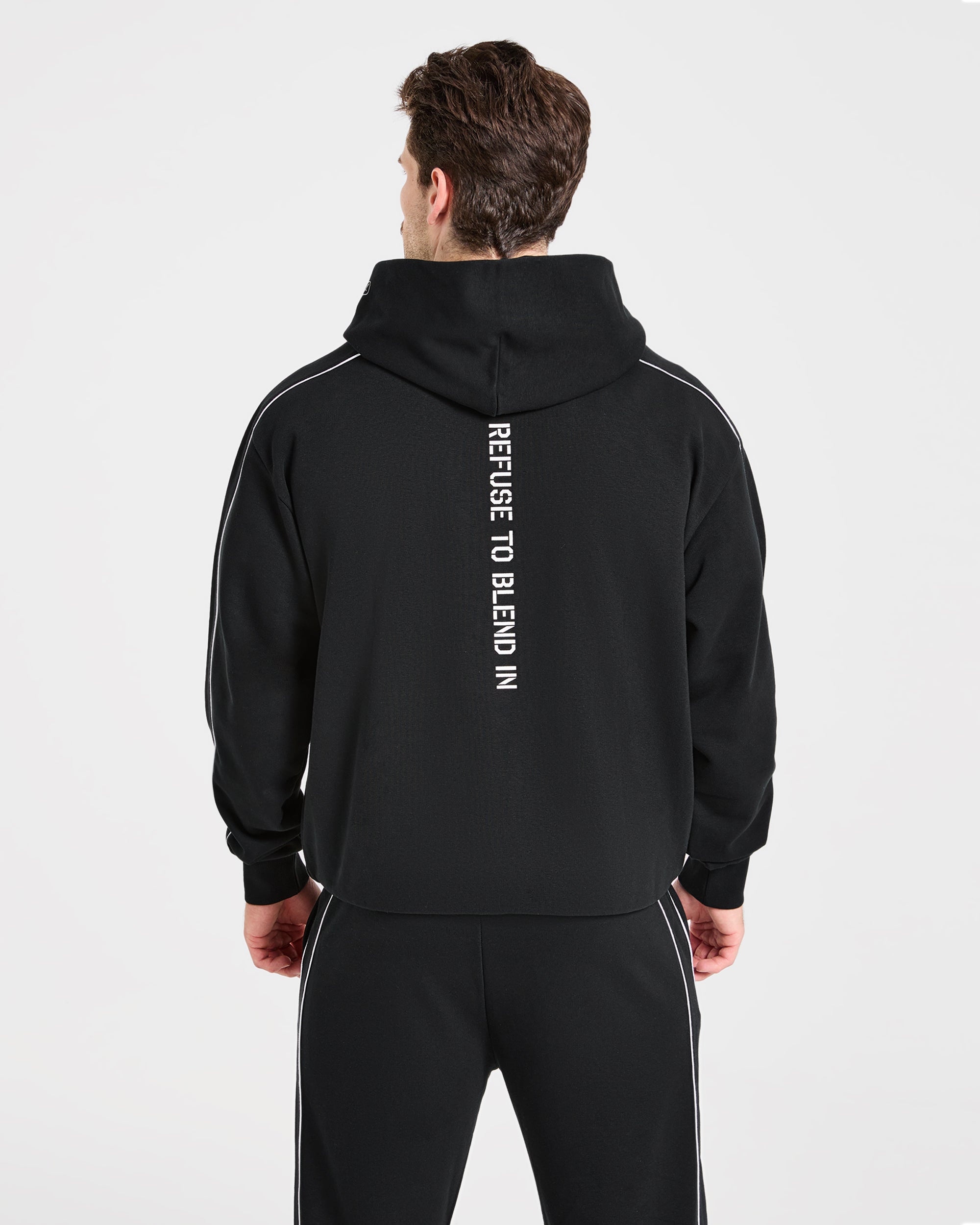 Cam Kissel x Oversized Full Zip Hoodie - Black