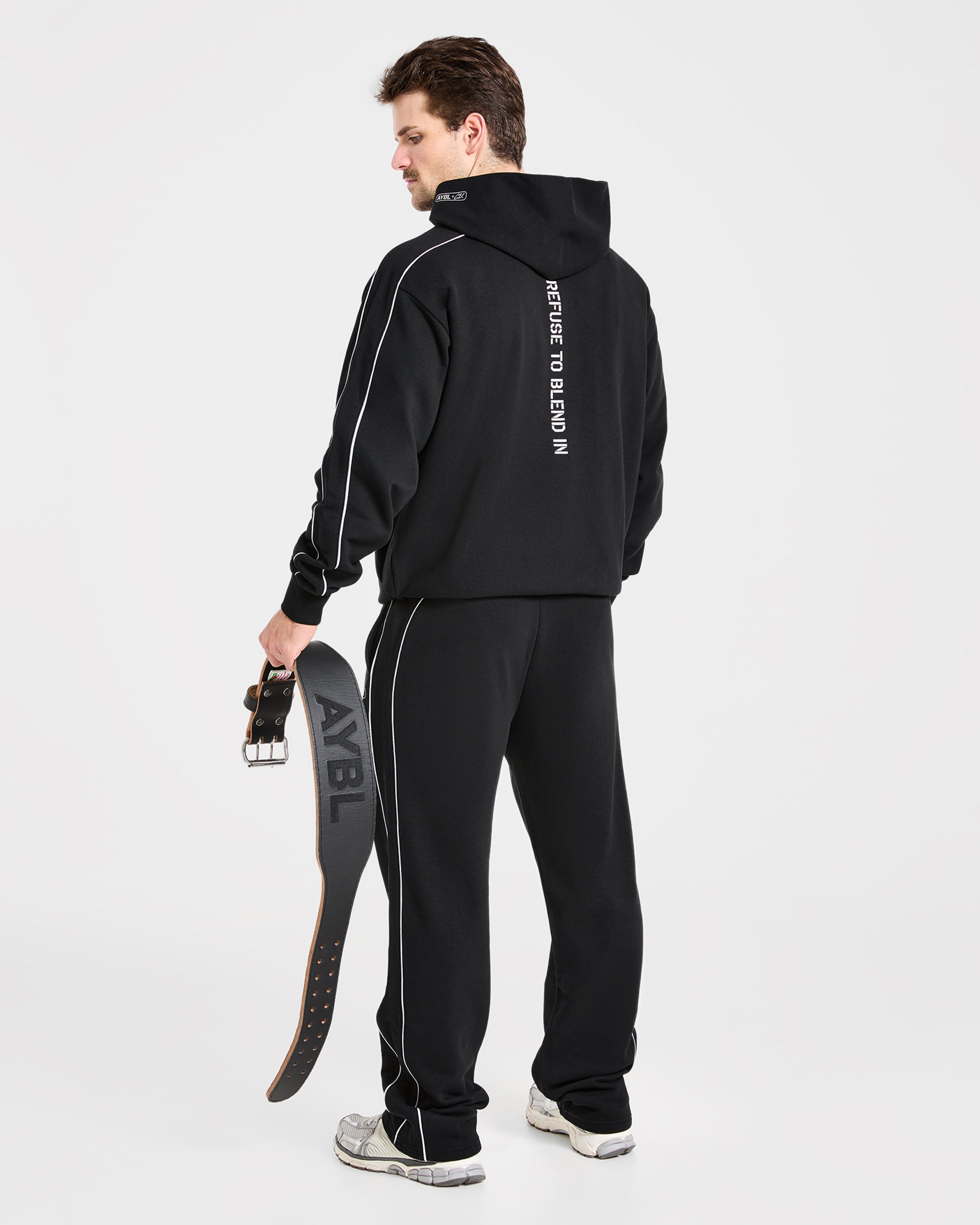 Cam Kissel x Oversized Full Zip Hoodie - Black