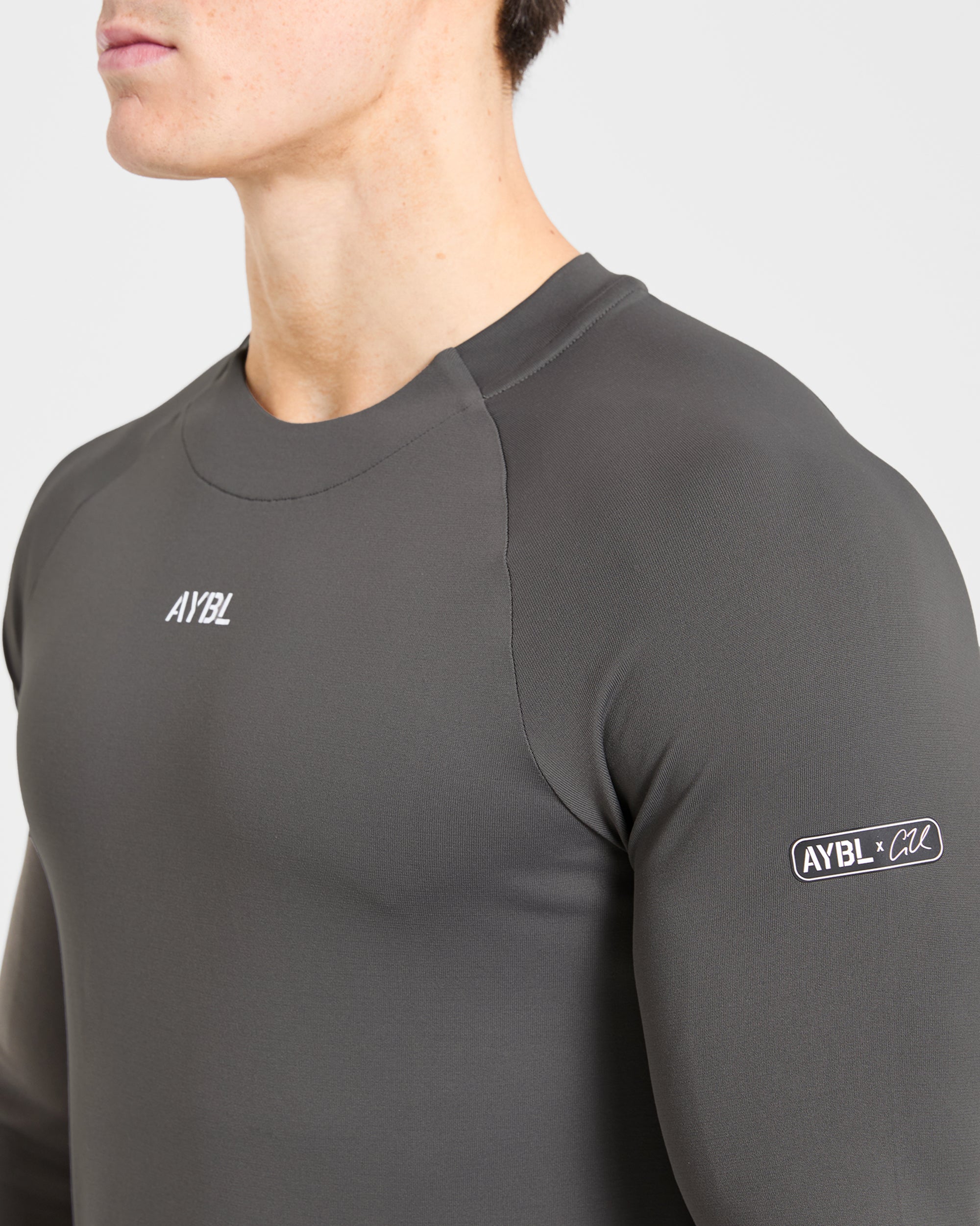 Cam Kissel x Seamless Long Sleeve - Charcoal