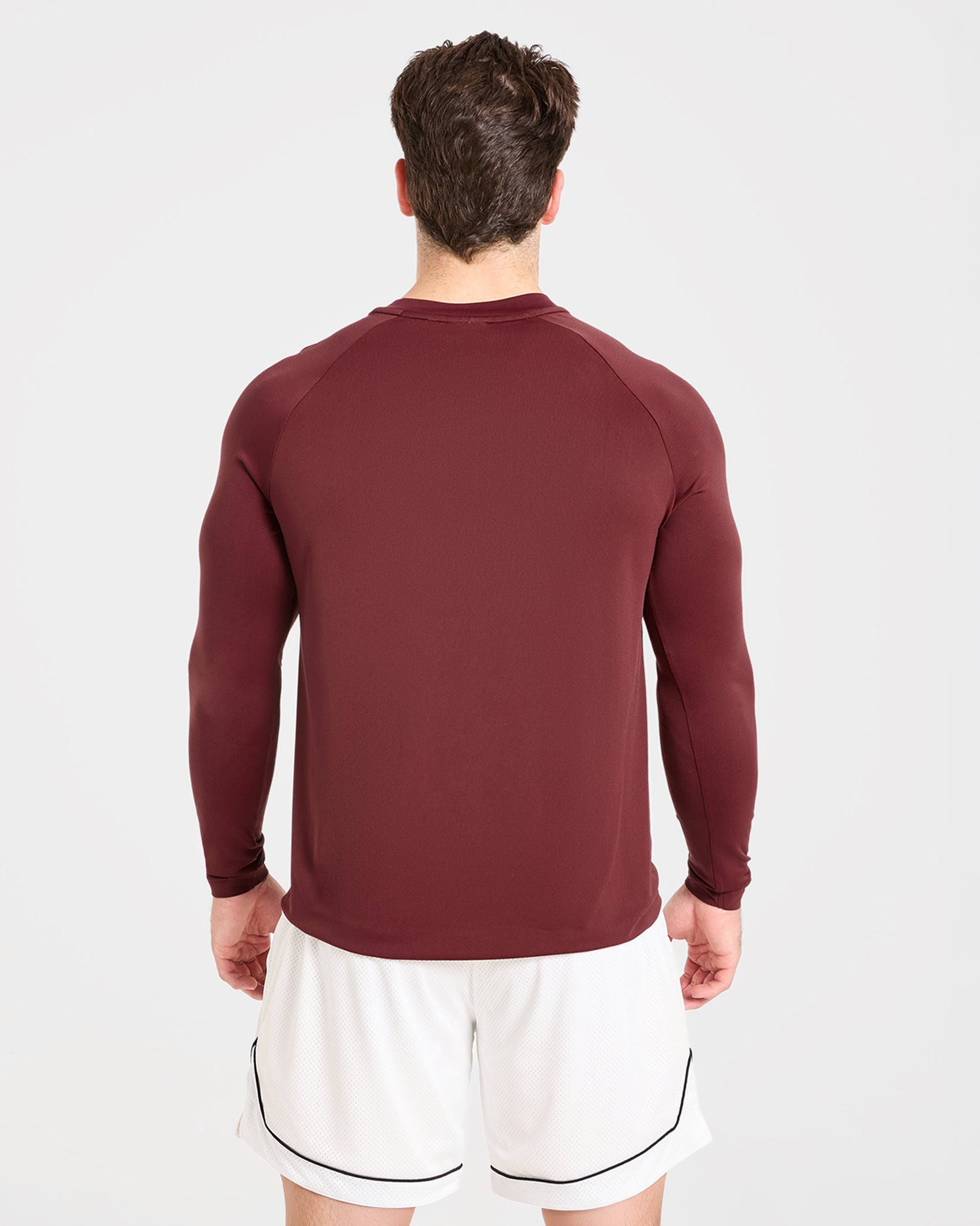 Cam Kissel x Seamless Long Sleeve - Burgundy