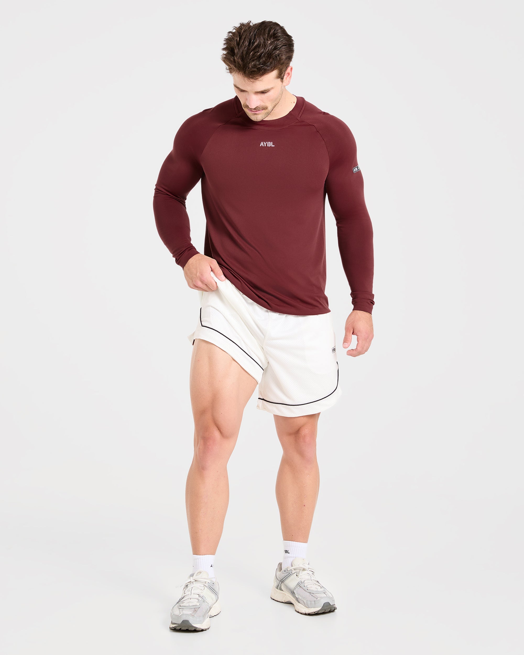 Cam Kissel x Seamless Long Sleeve - Burgundy