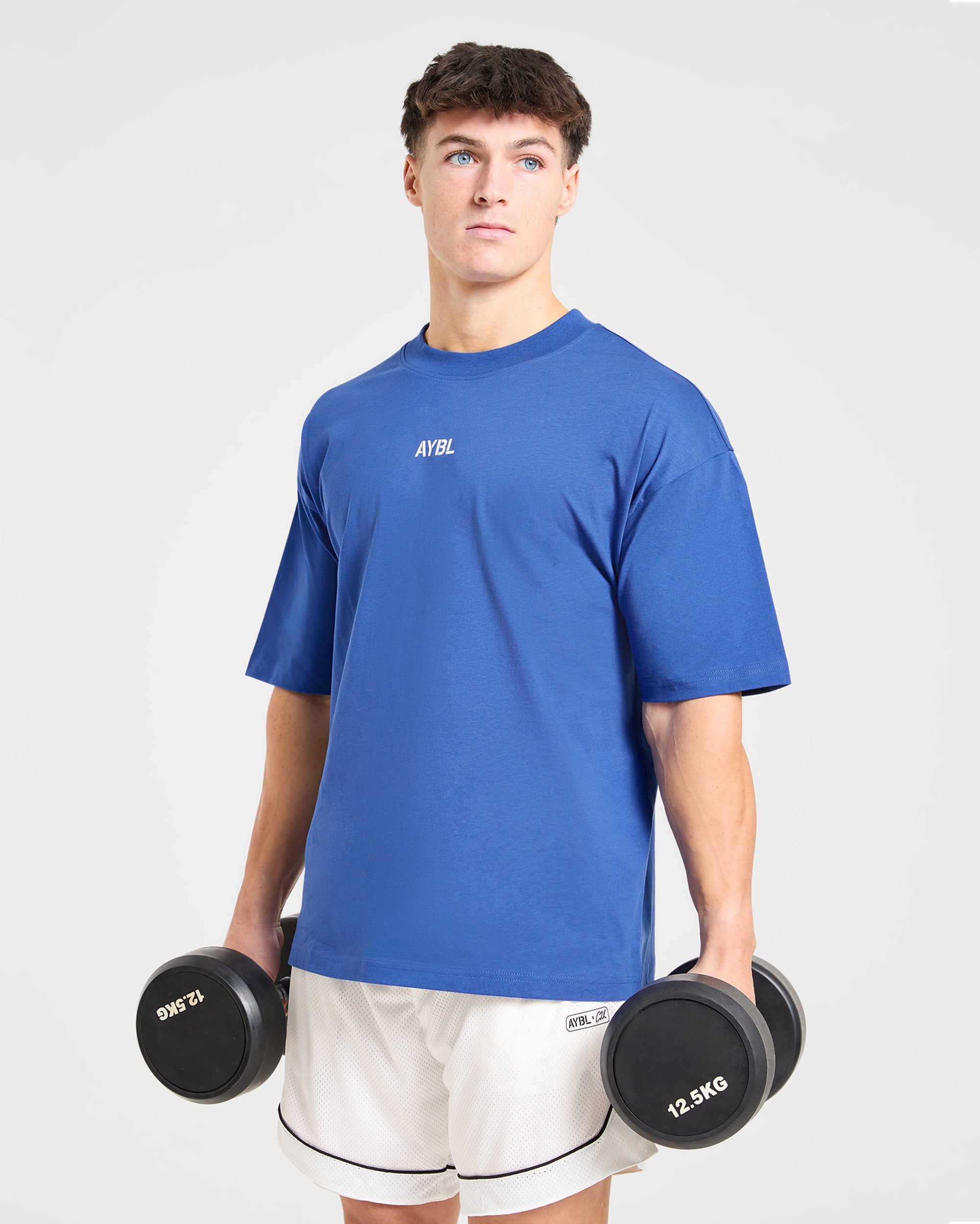 Cam Kissel x Graphic Oversized T Shirt - Cobalt Blue