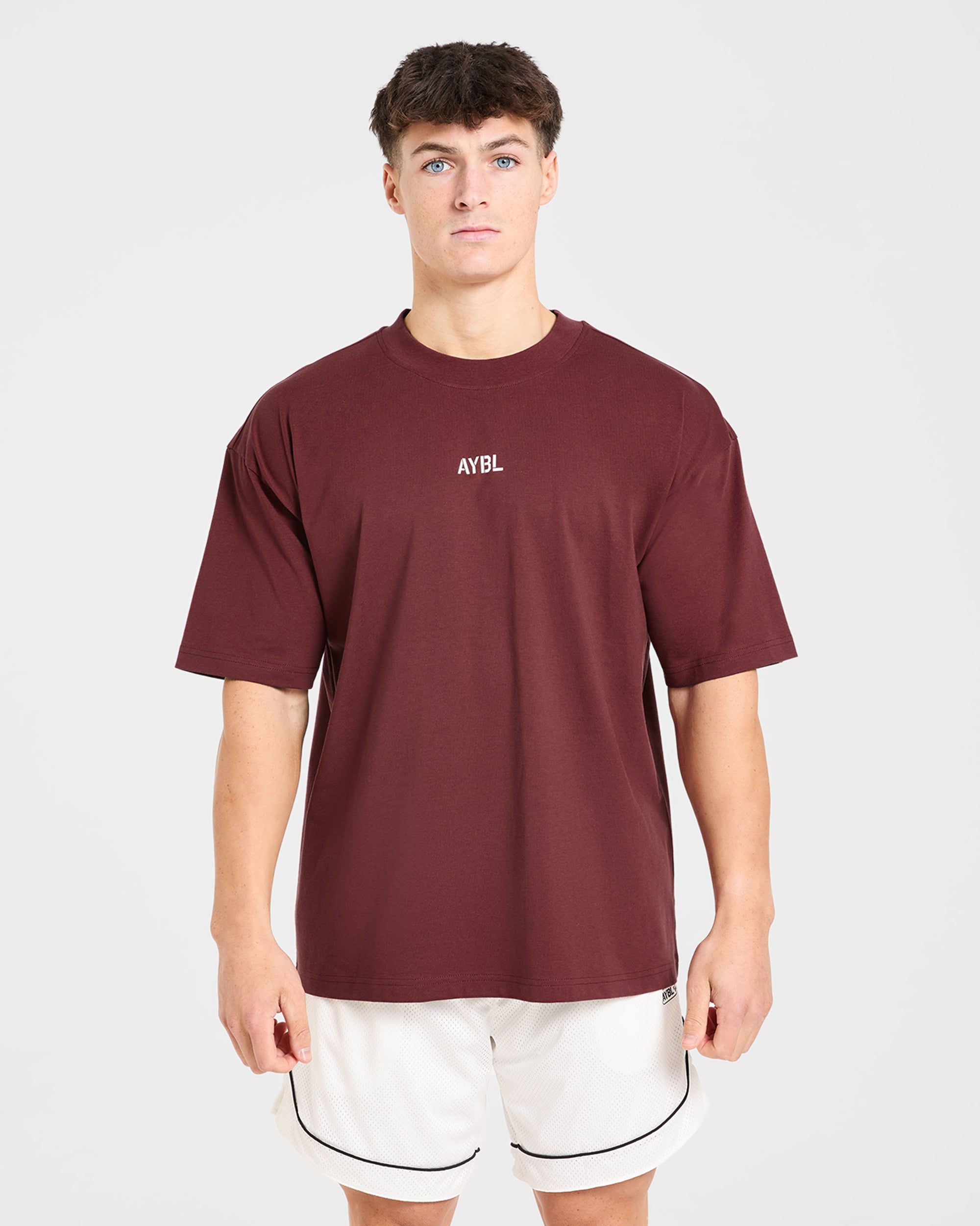 Cam Kissel x Graphic Oversized T Shirt - Burgundy