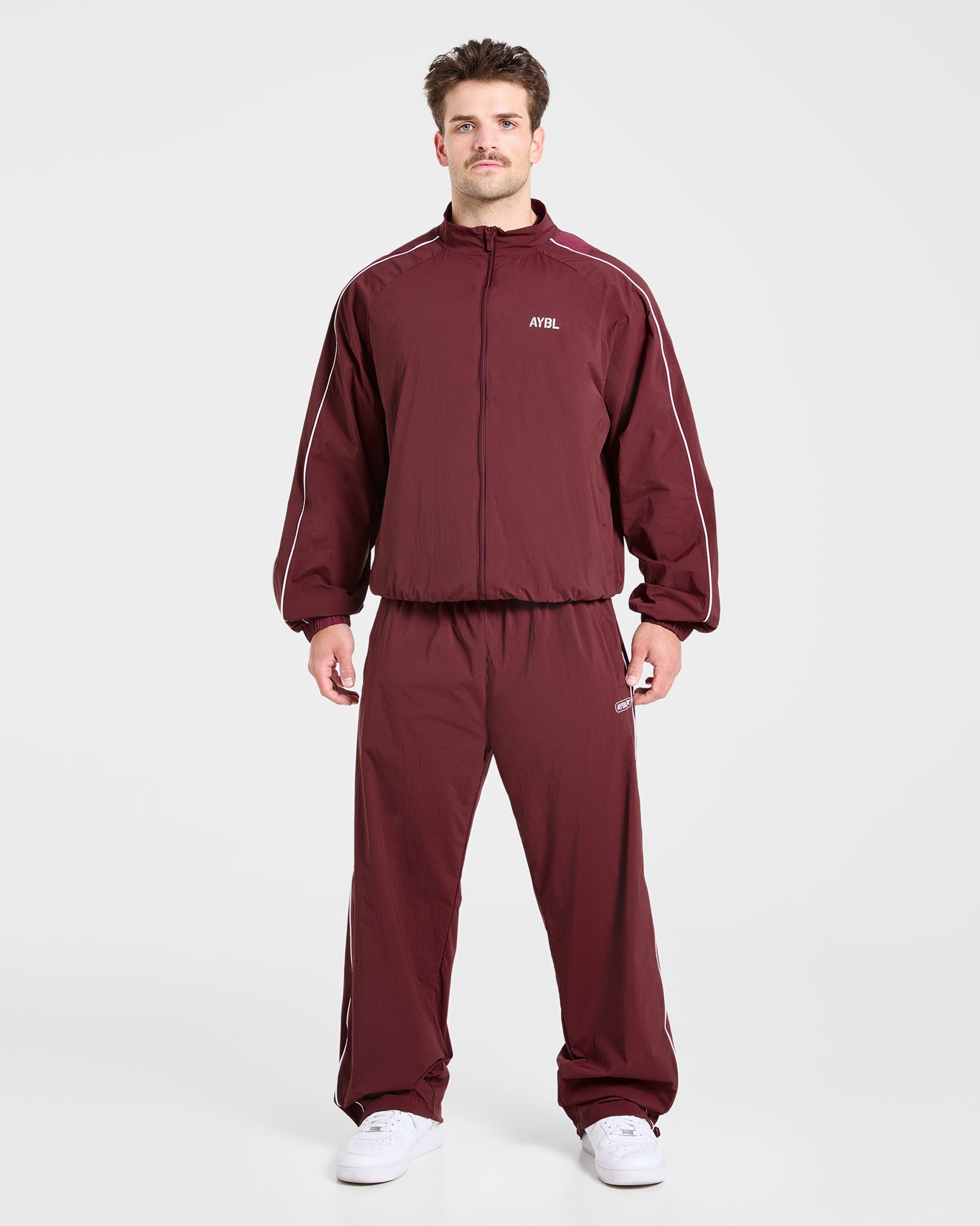 Cam Kissel x Track Jacket - Burgundy