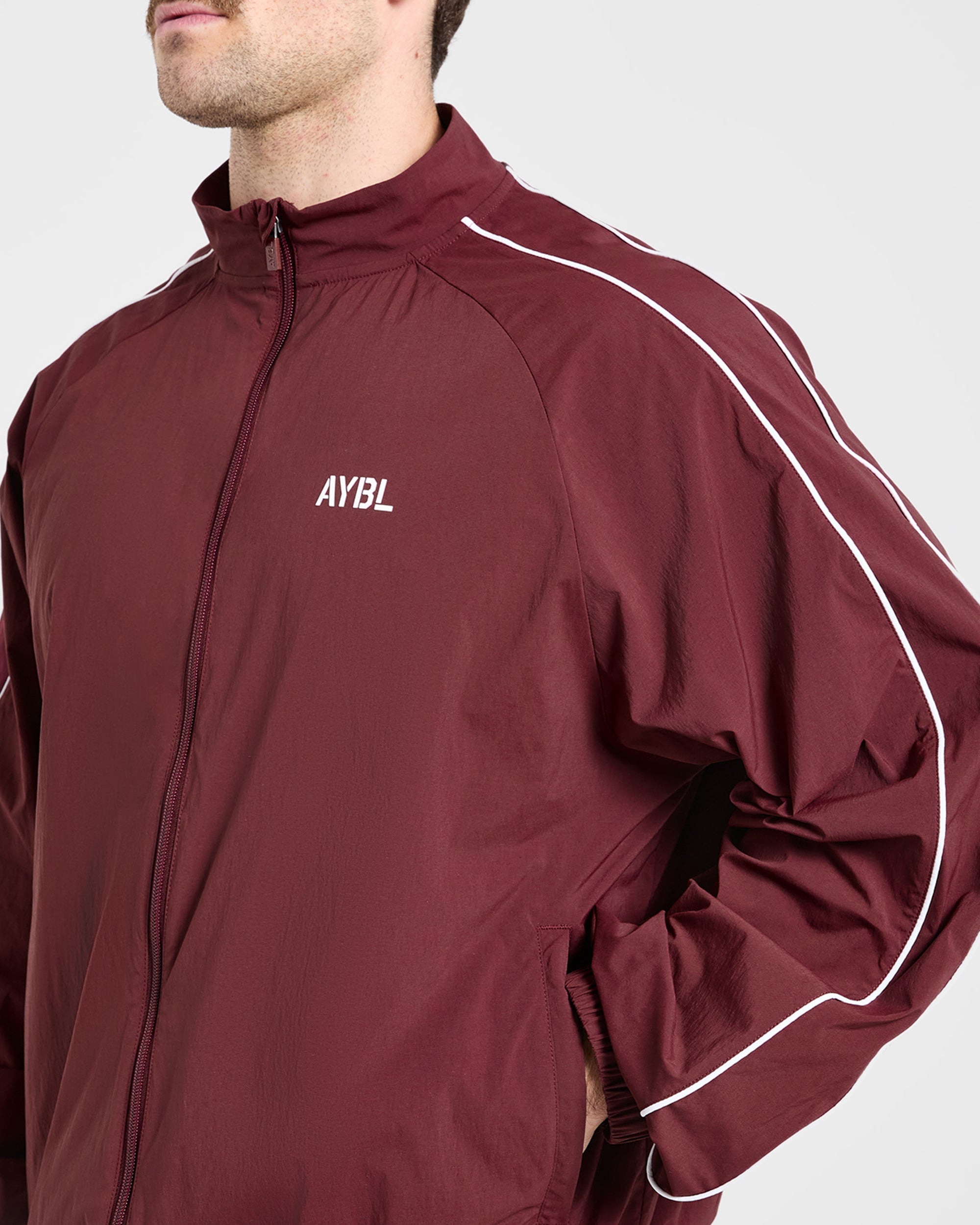Cam Kissel x Track Jacket - Burgundy