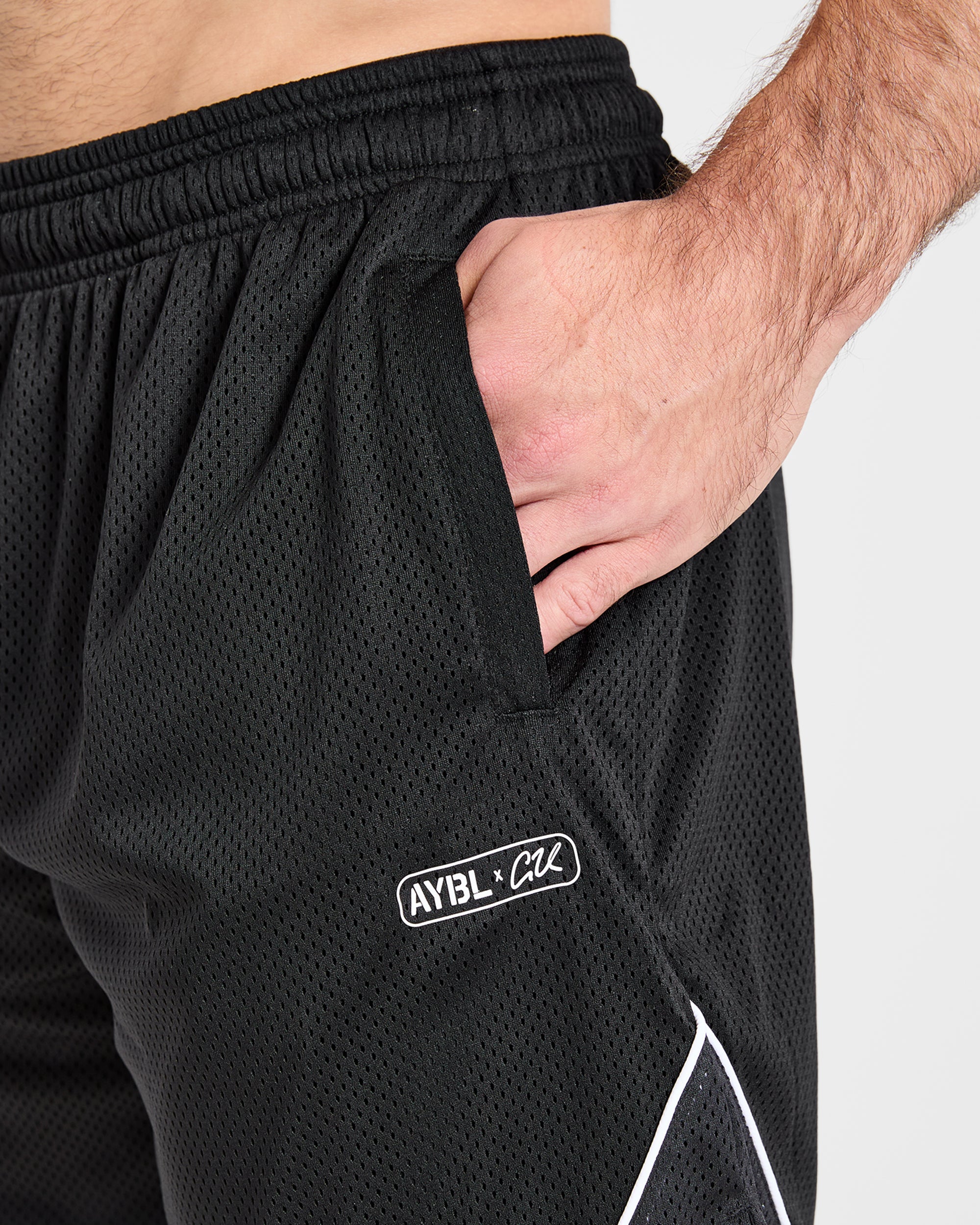 Cam Kissel x Mesh Shorts - Black