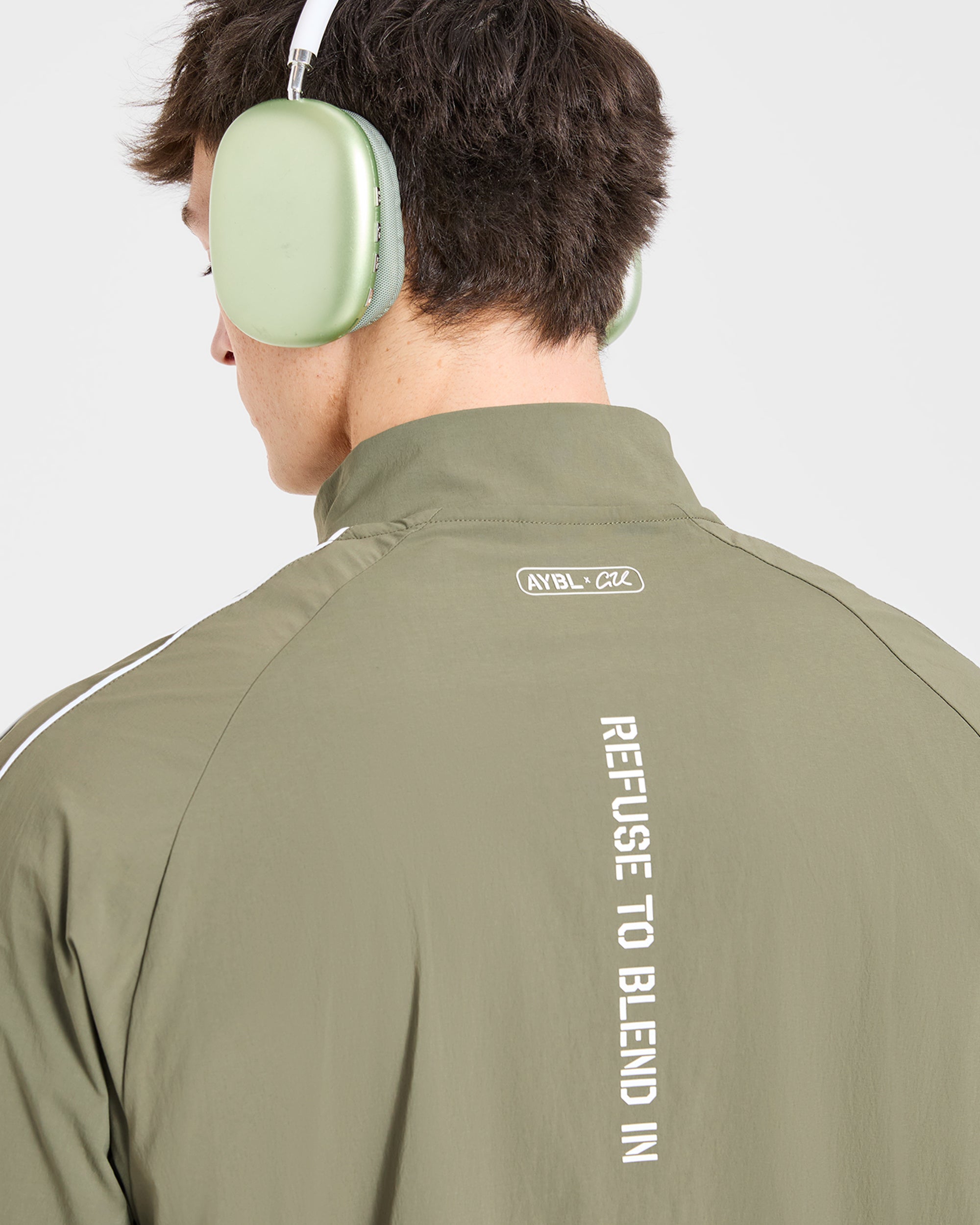 Cam Kissel x Track Jacket - Muted Khaki