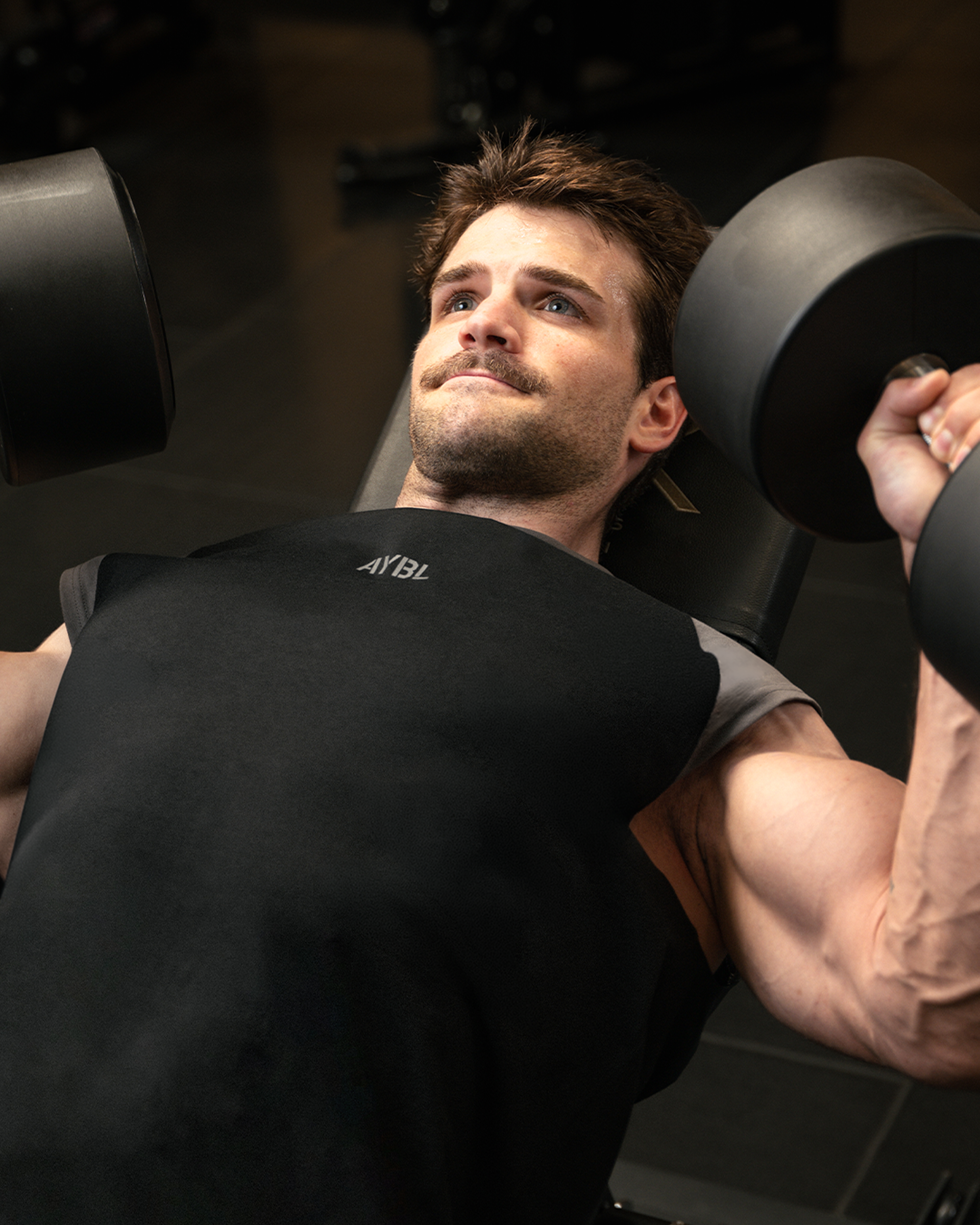 Cam Kissel x Contrast Oversized Tank - Black/Charcoal