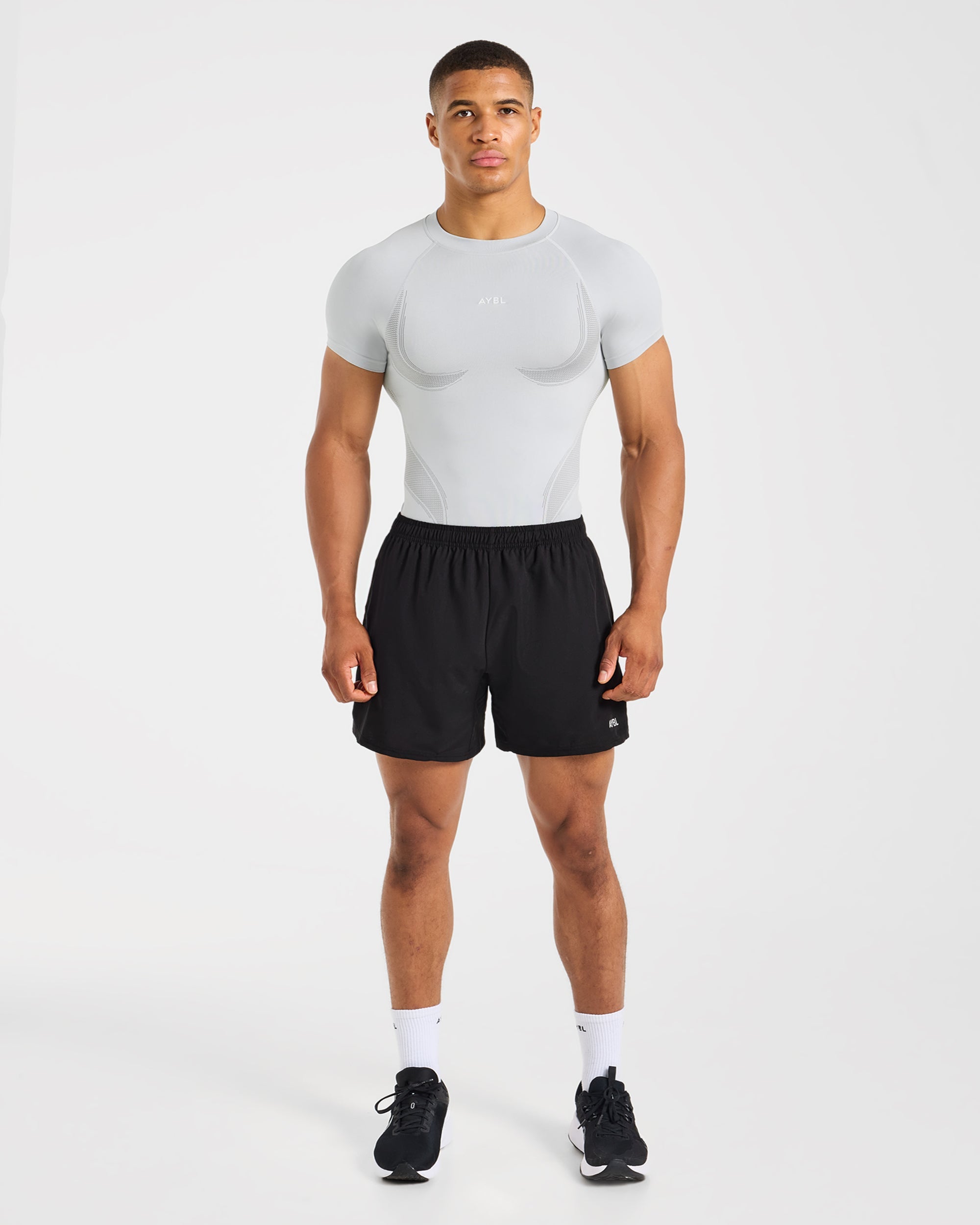 Charge Seamless T Shirt - Light Grey