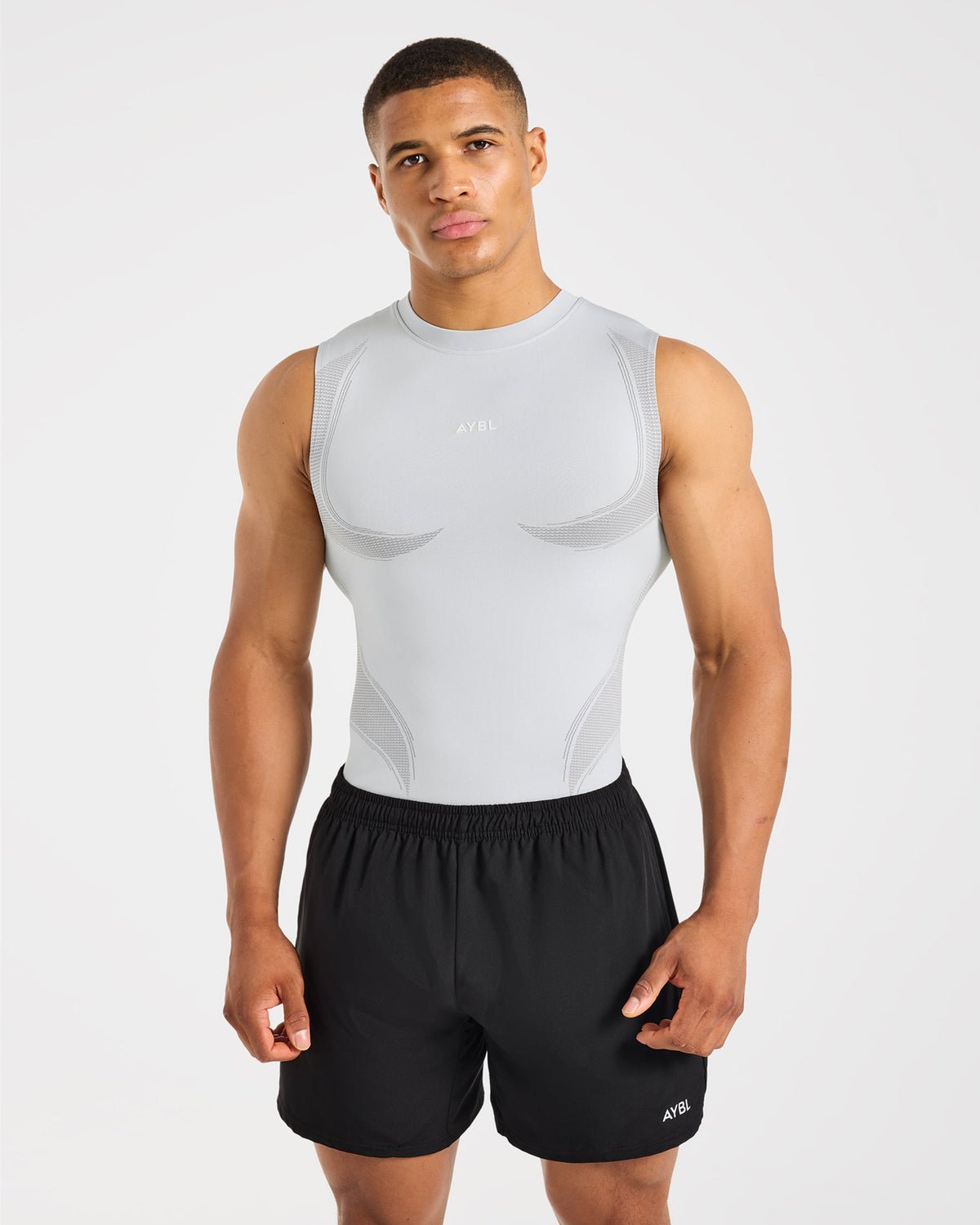Charge Seamless Tank - Light Grey