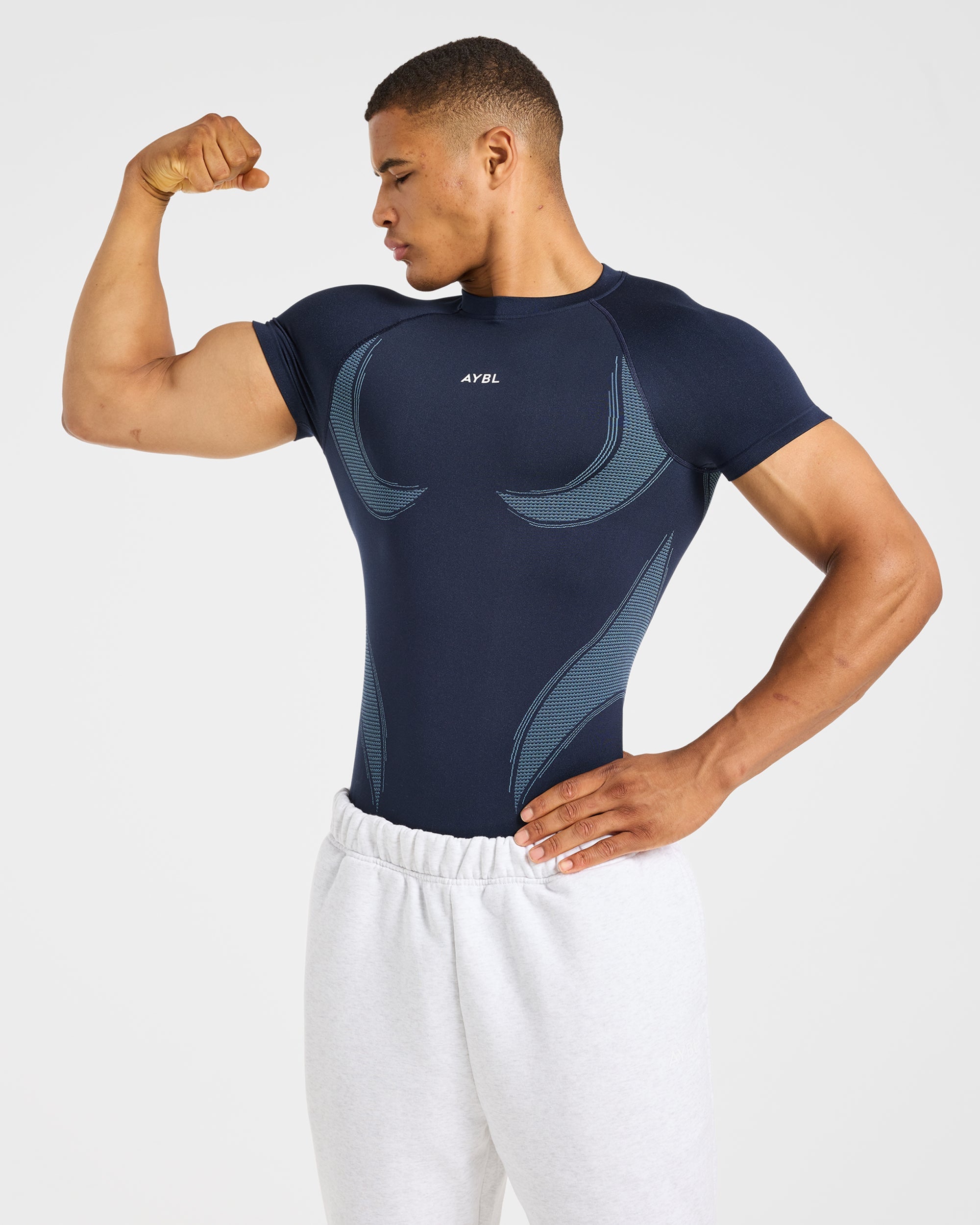 Charge Seamless T Shirt - Navy