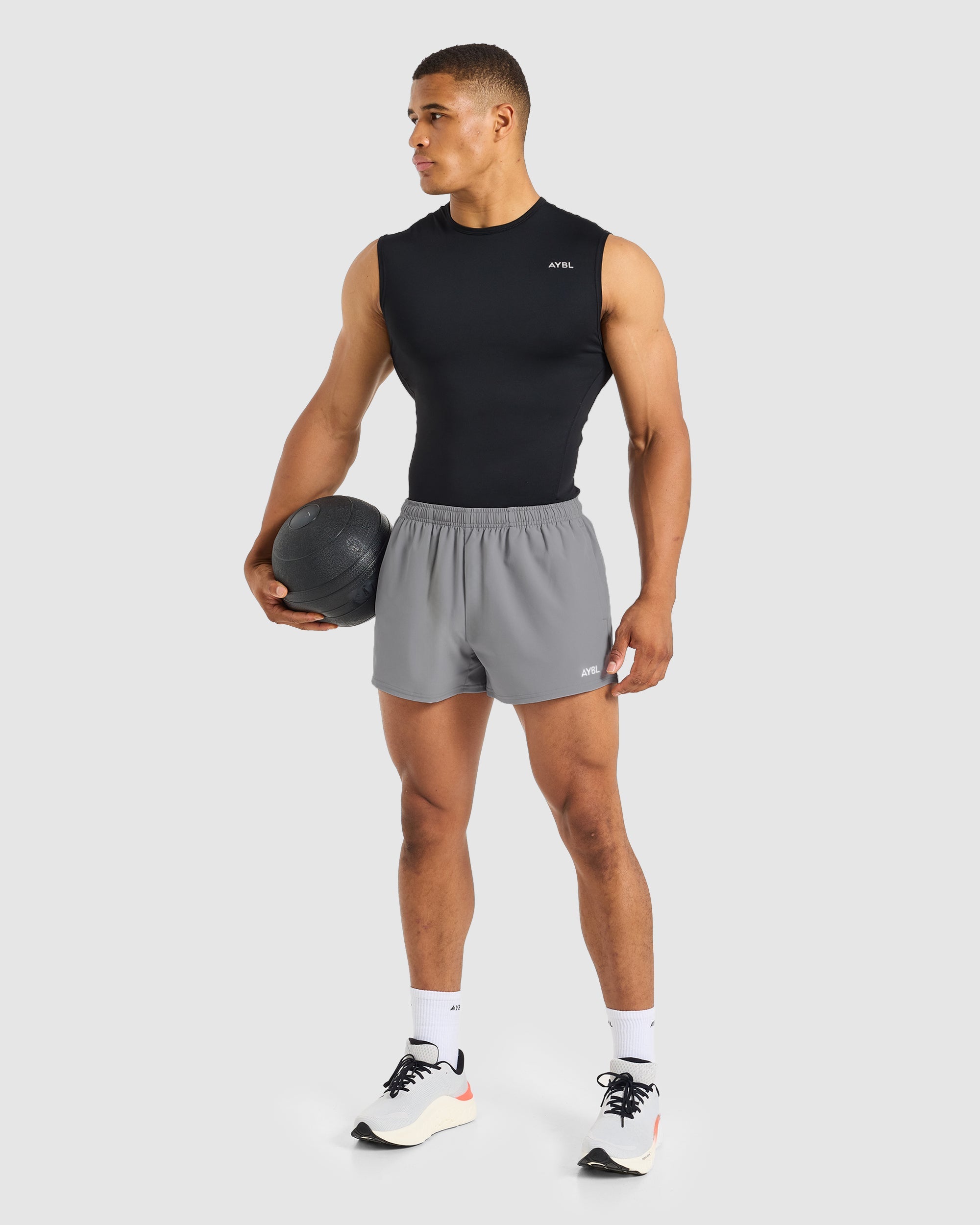 Core 3" Shorts - Grey