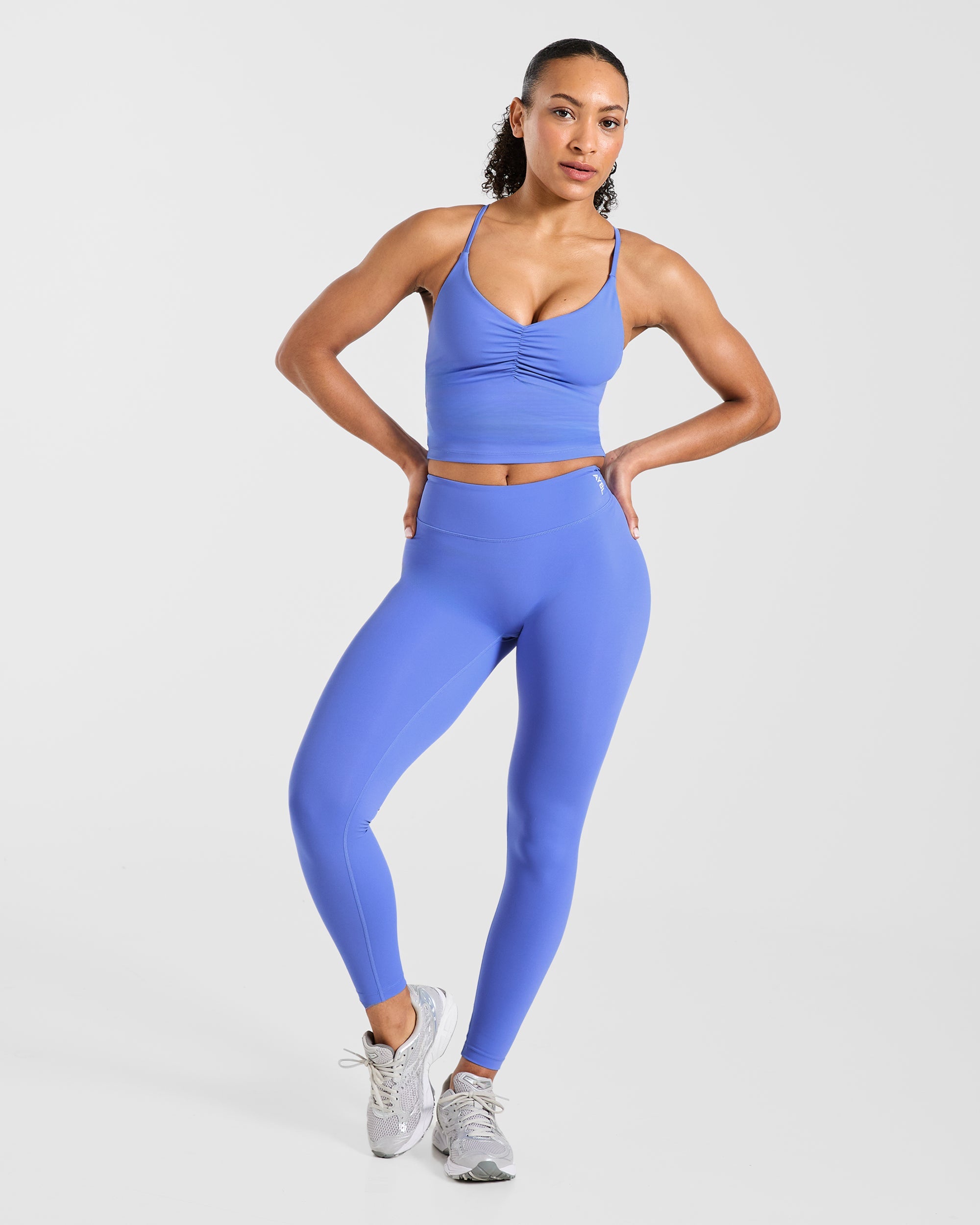 Physique Leggings - Cornflower Purple