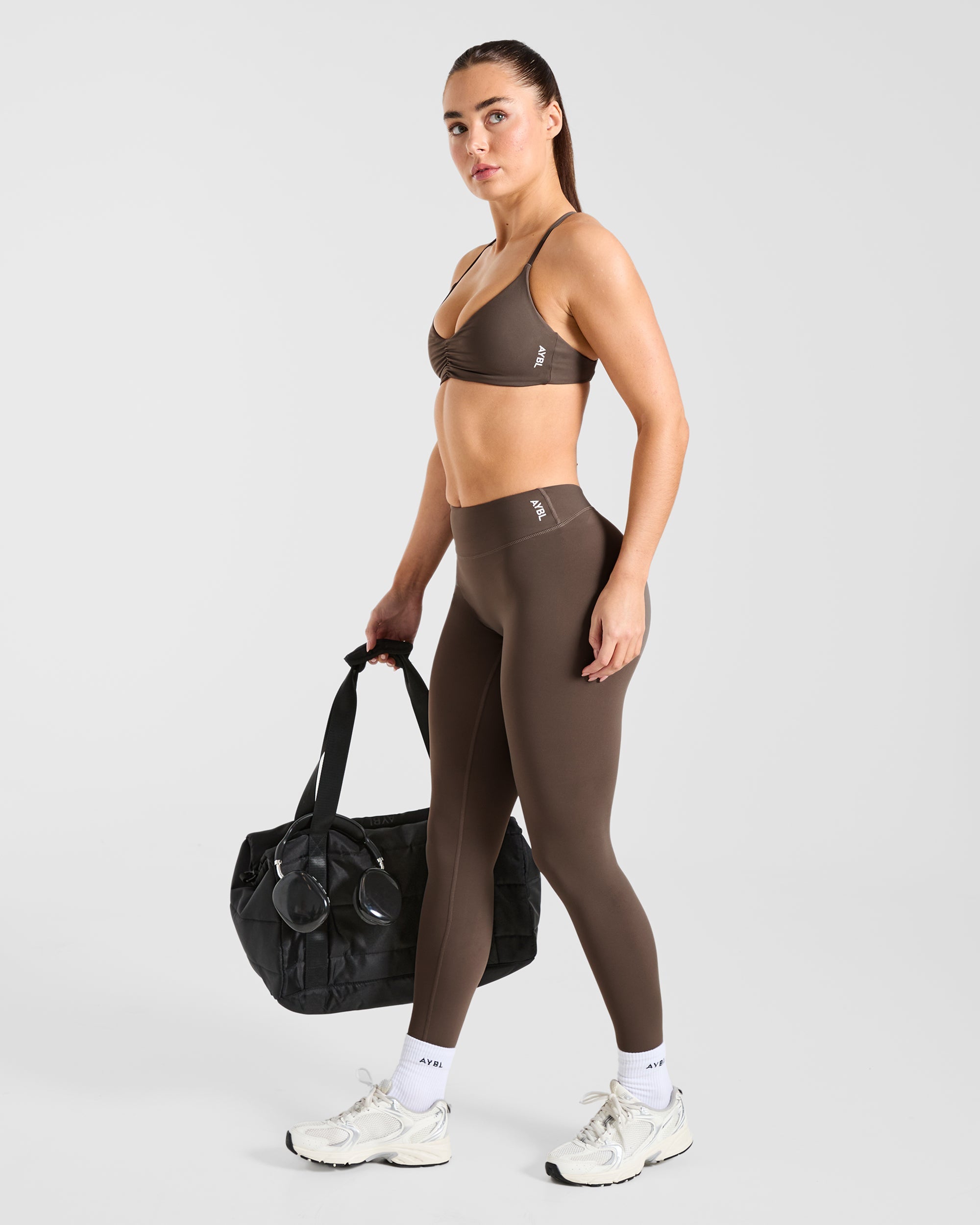 Physique Sports Bra - Brown