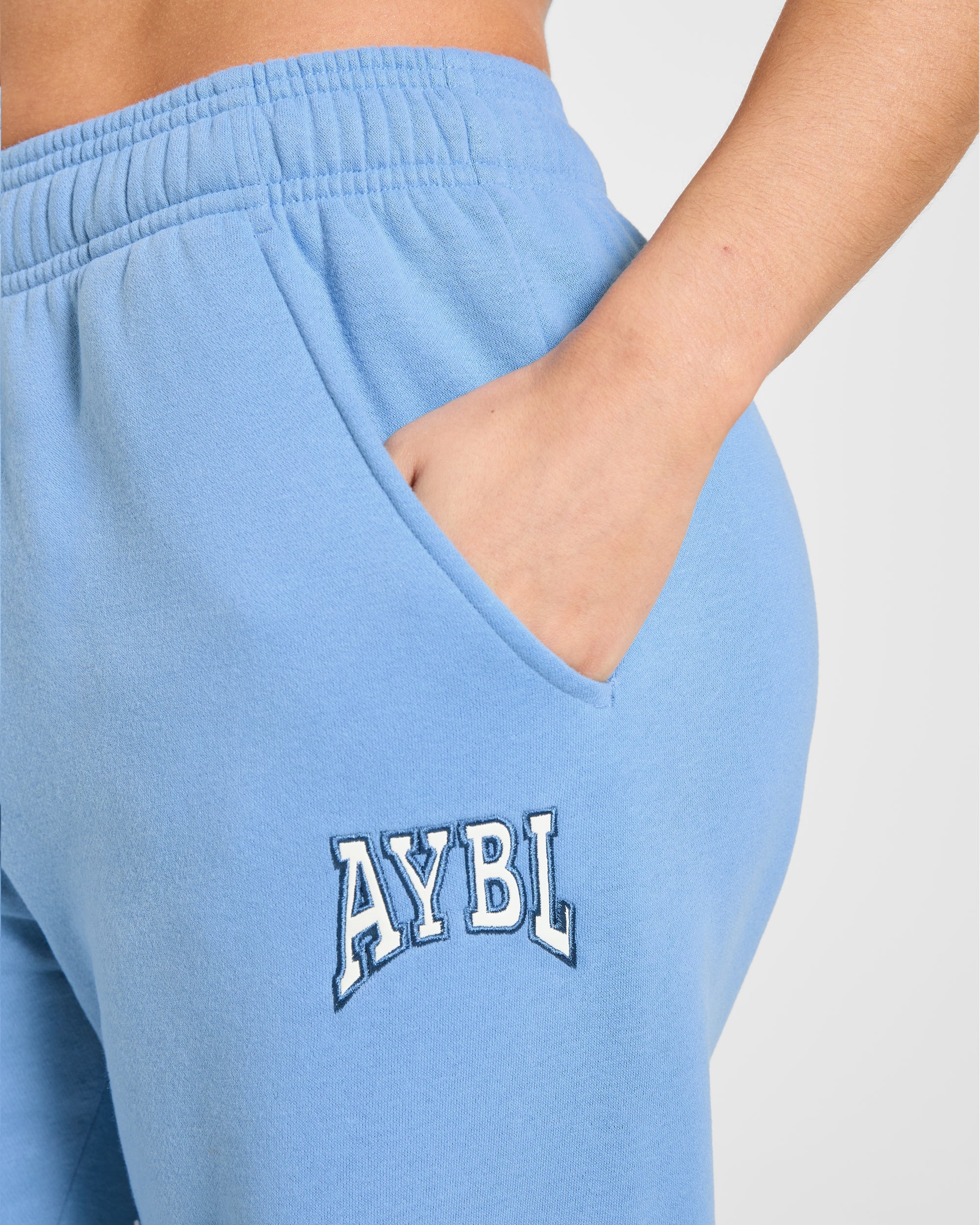 AYBL Club Oversized Straight Leg Joggers - Blue