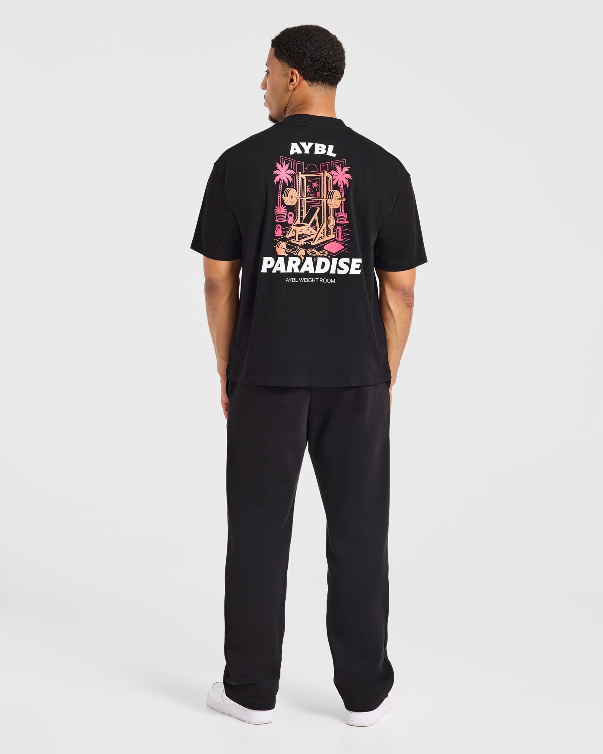 Iron Paradise Oversized T Shirt - Black
