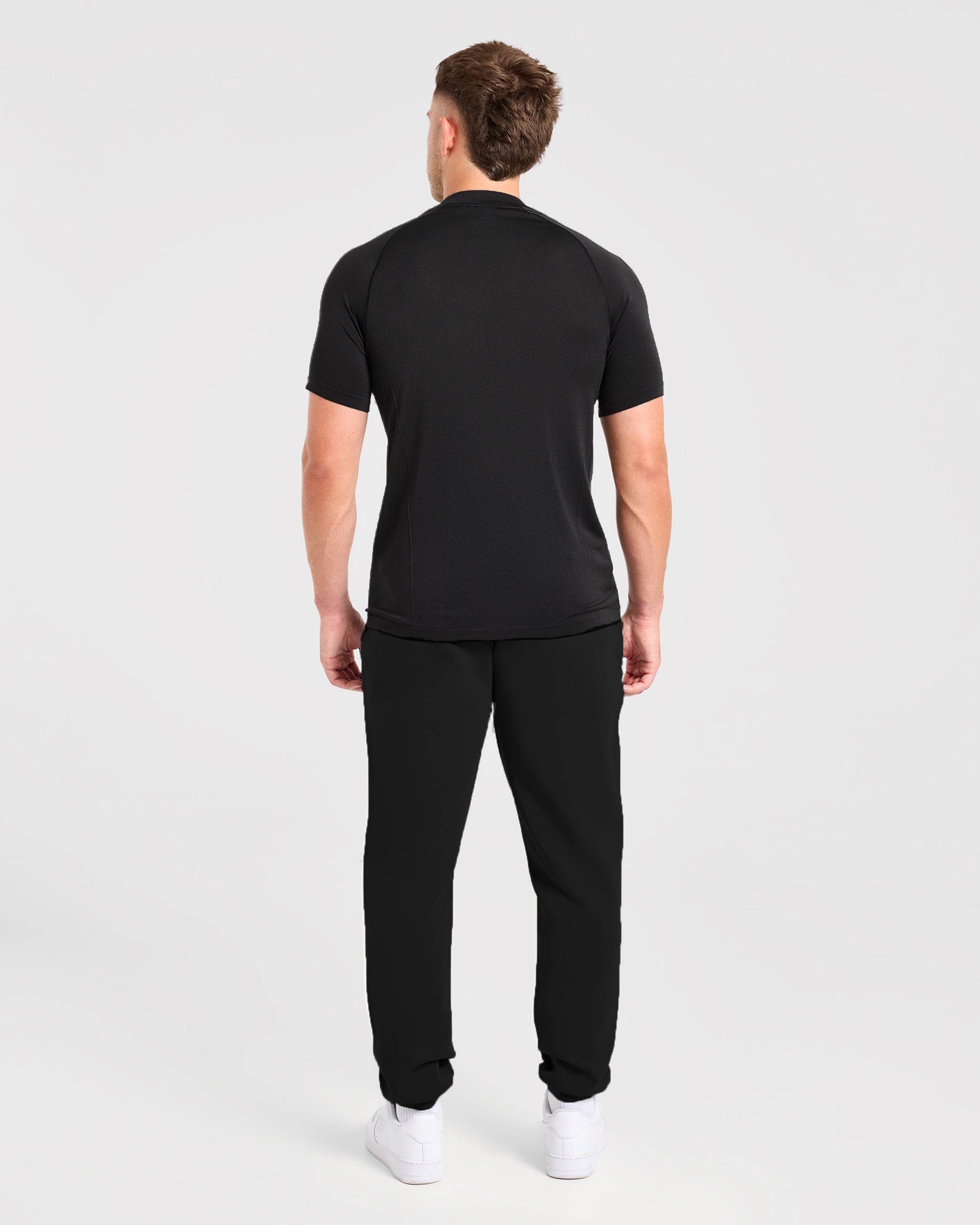Reinforce Performance Seamless T Shirt - Black