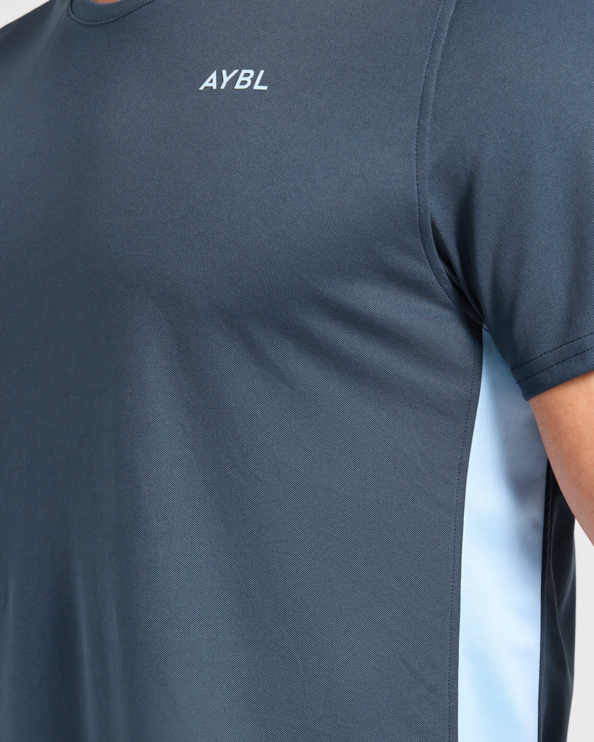 Active T Shirt - Muted Navy/Light Blue