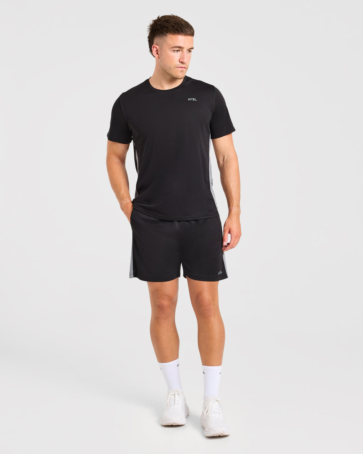 Active T Shirt - Black/Charcoal