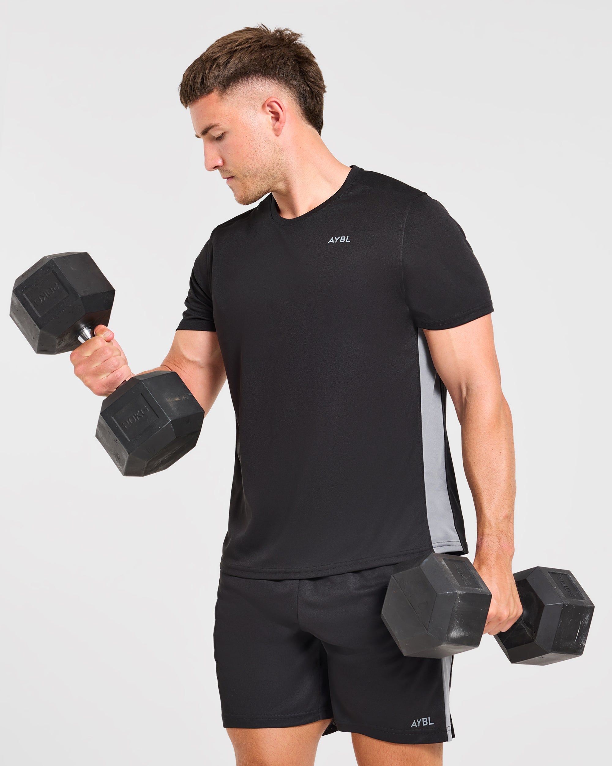 Active T Shirt - Black/Charcoal