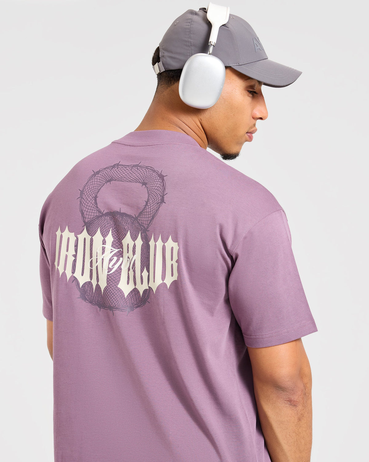 AYBL Iron Club Kettlebell Oversized T Shirt - Midnight Purple