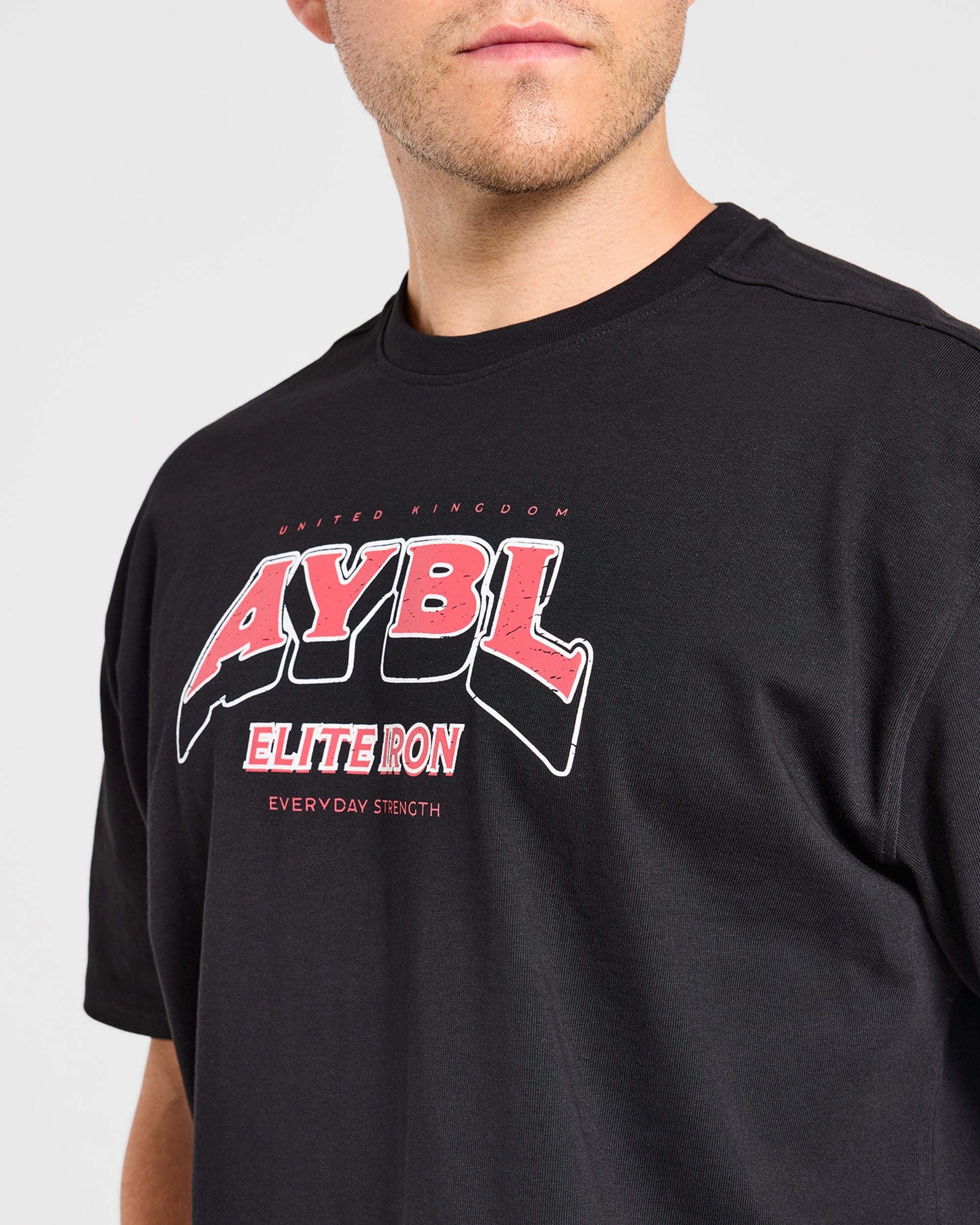 AYBL Elite Iron Oversized T Shirt - Black