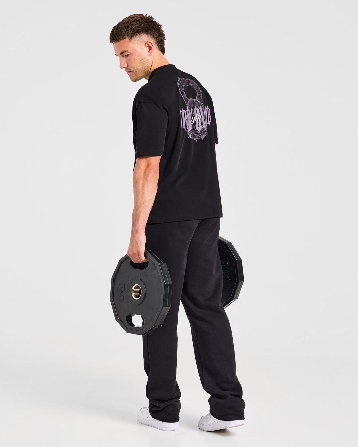 AYBL Iron Club Kettlebell Oversized T Shirt - Black