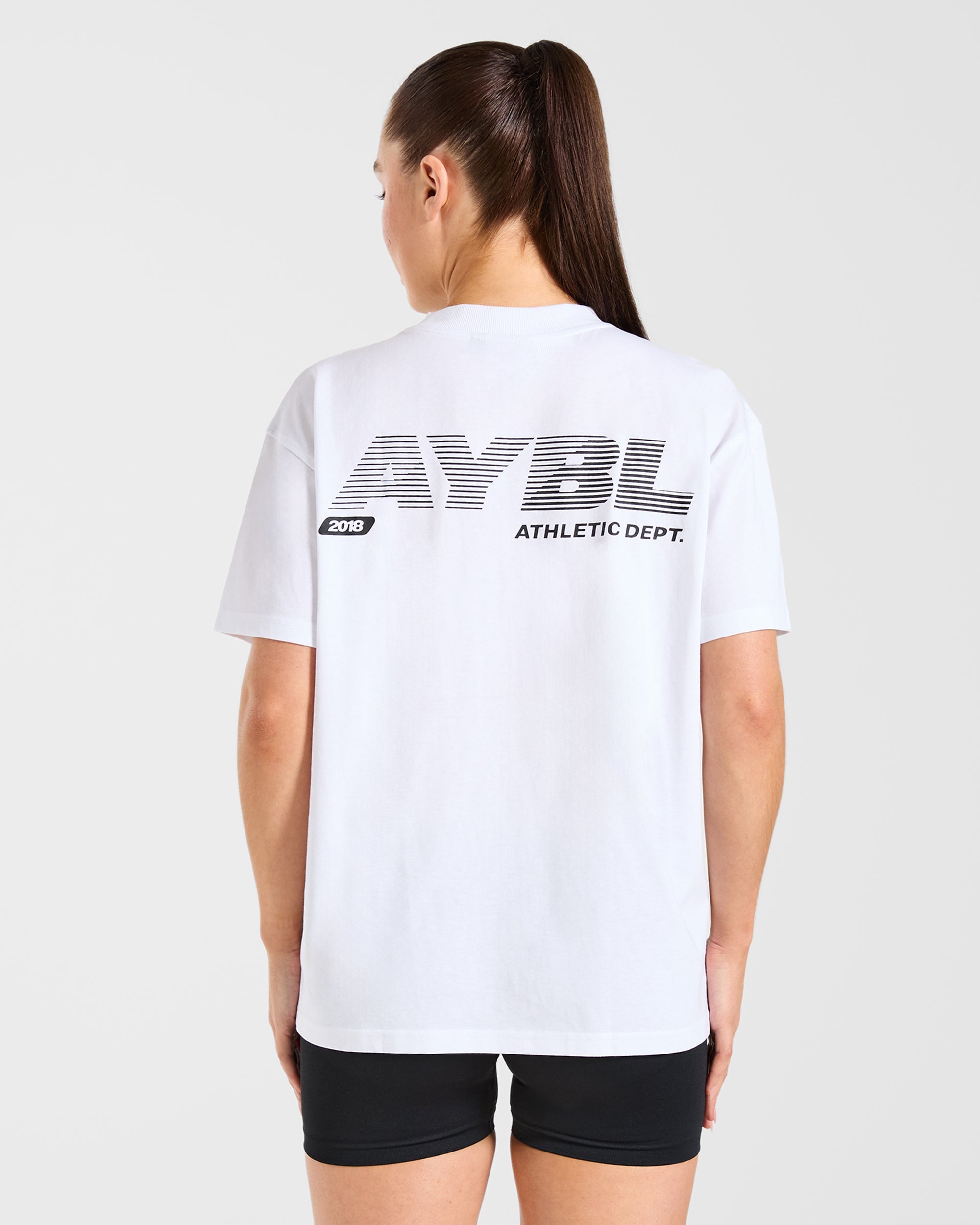 Athletics Department Oversized T Shirt - White