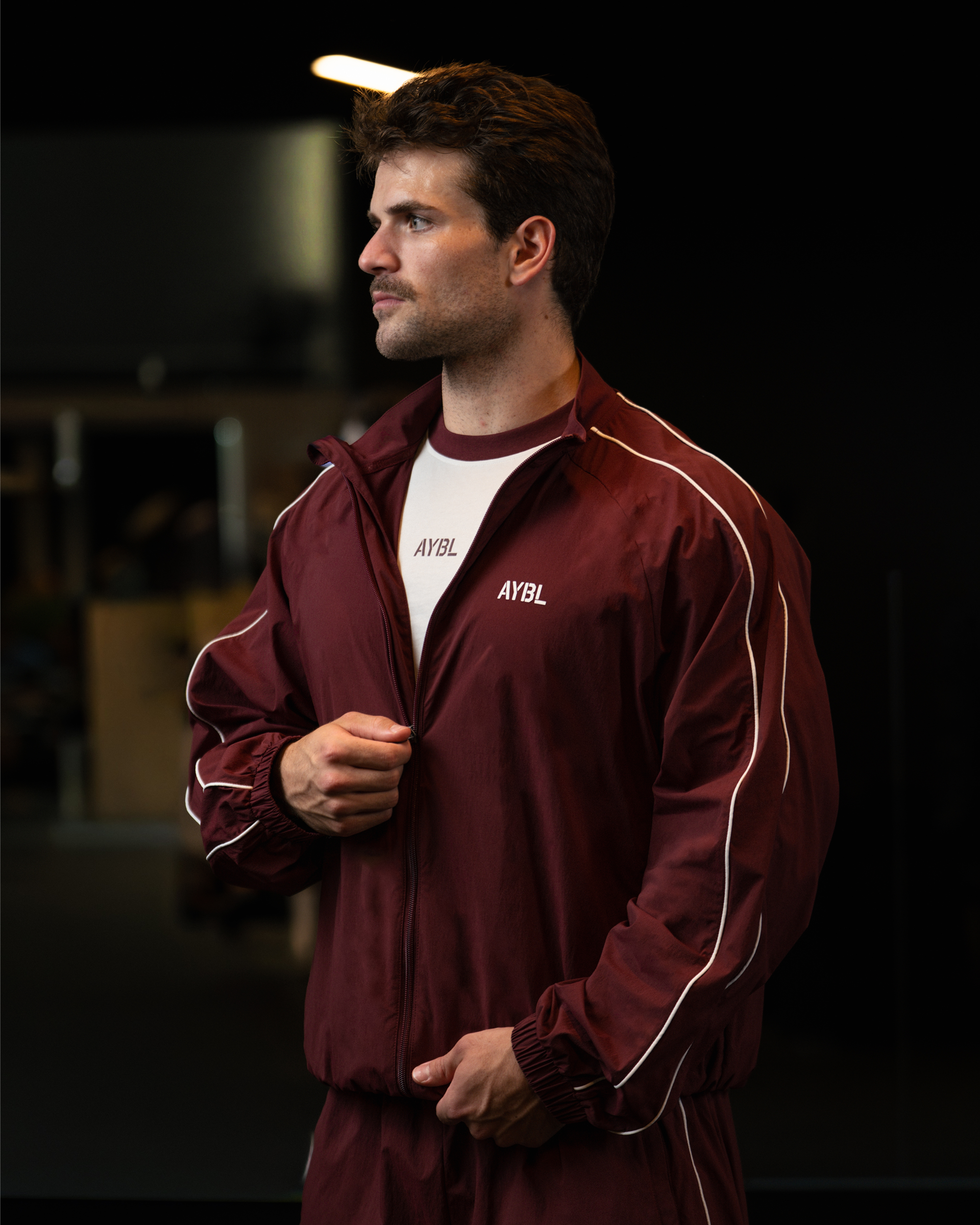 Cam Kissel x Track Jacket - Burgundy