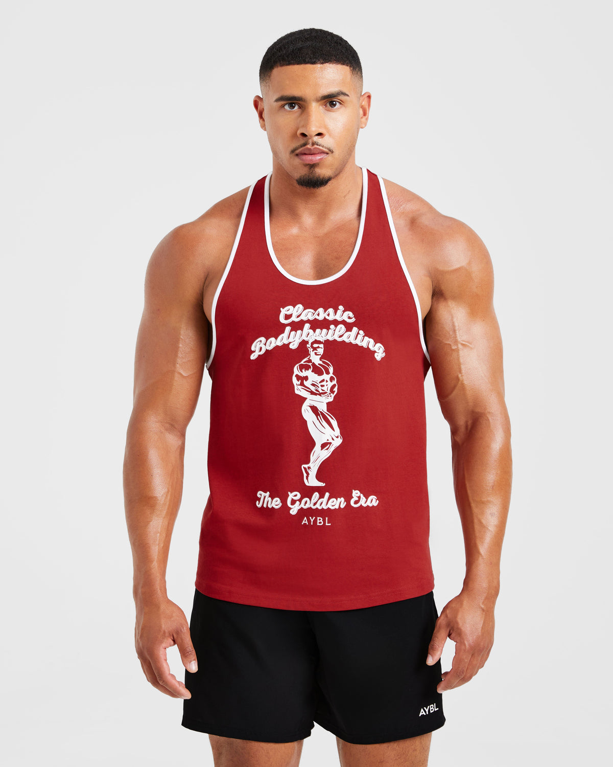 Wesley Stringer Wesley Vissers X Classic Bodybuilding Stringer - Deep Red