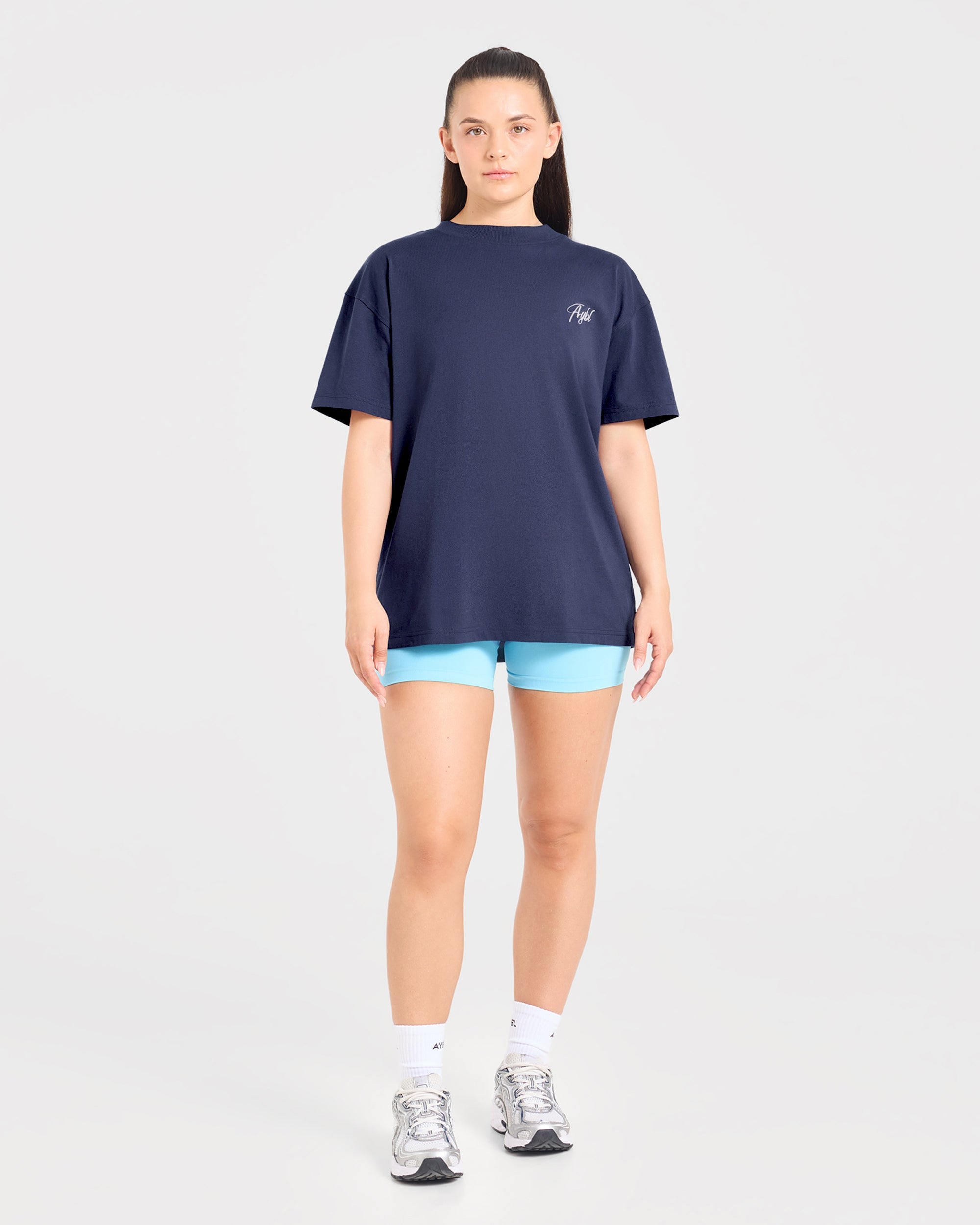 Lift Graphic 2.0 Oversized T Shirt - Navy