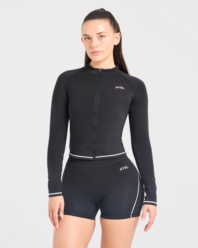 Form Zip Up Jacket - Black