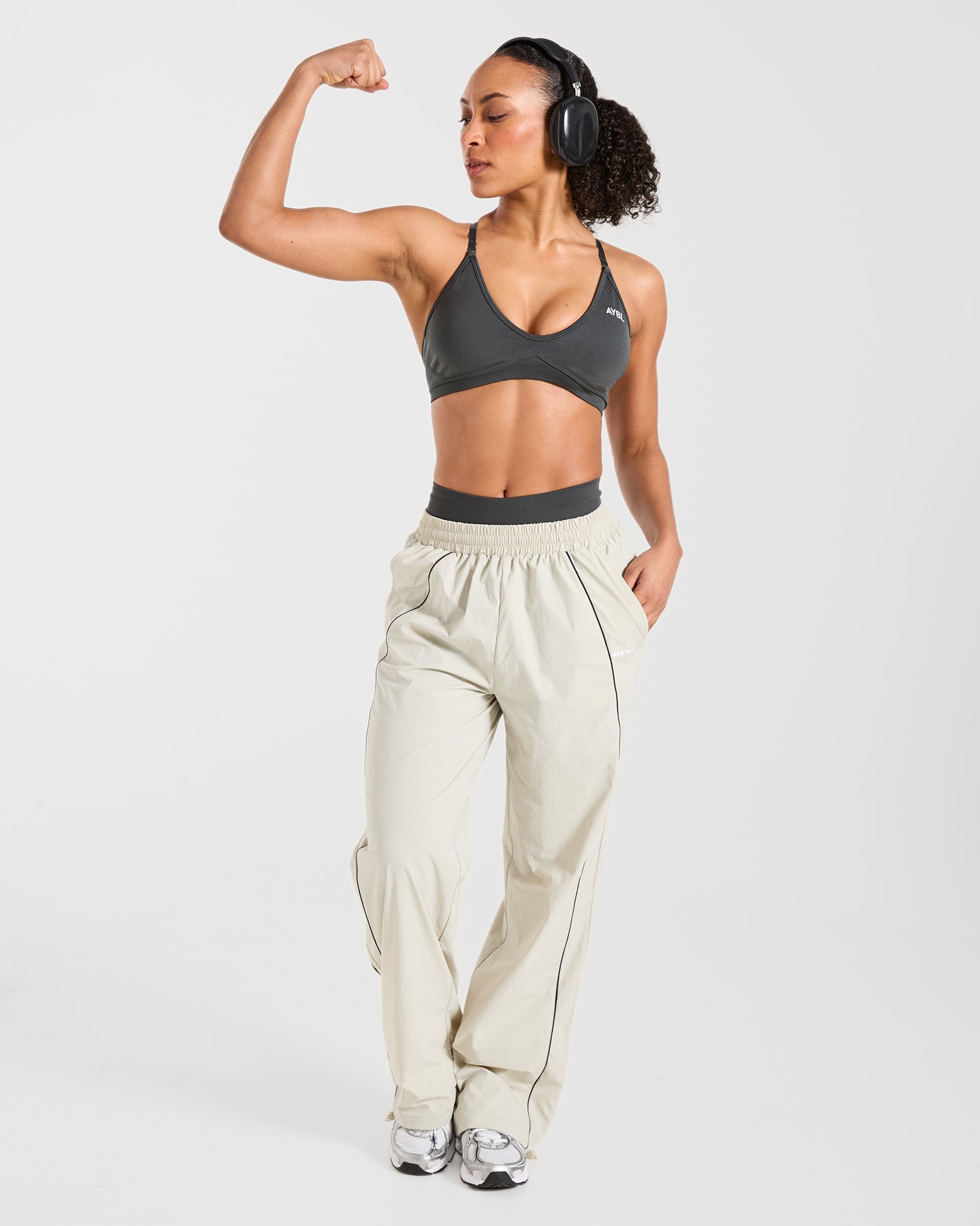 Retro Track Joggers - Off White